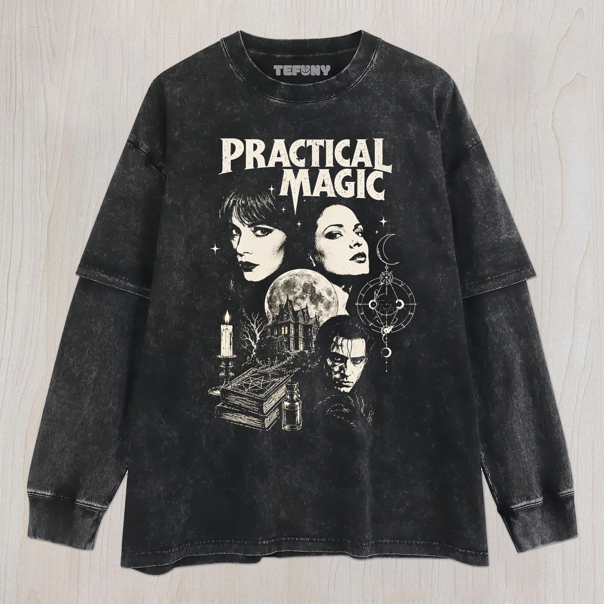 PRACTICAL MAGIC V6 UNISEX TEE, TANK TOP, LAYERED LS, SWEATSHIRT & HOODIE