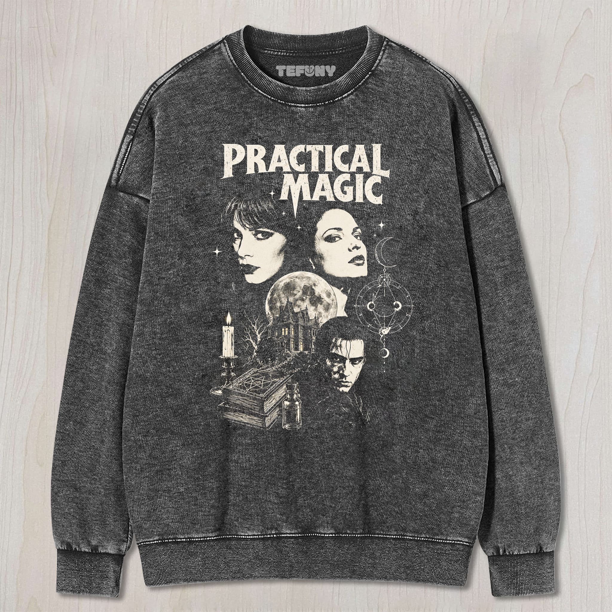 PRACTICAL MAGIC V6 UNISEX TEE, TANK TOP, LAYERED LS, SWEATSHIRT & HOODIE