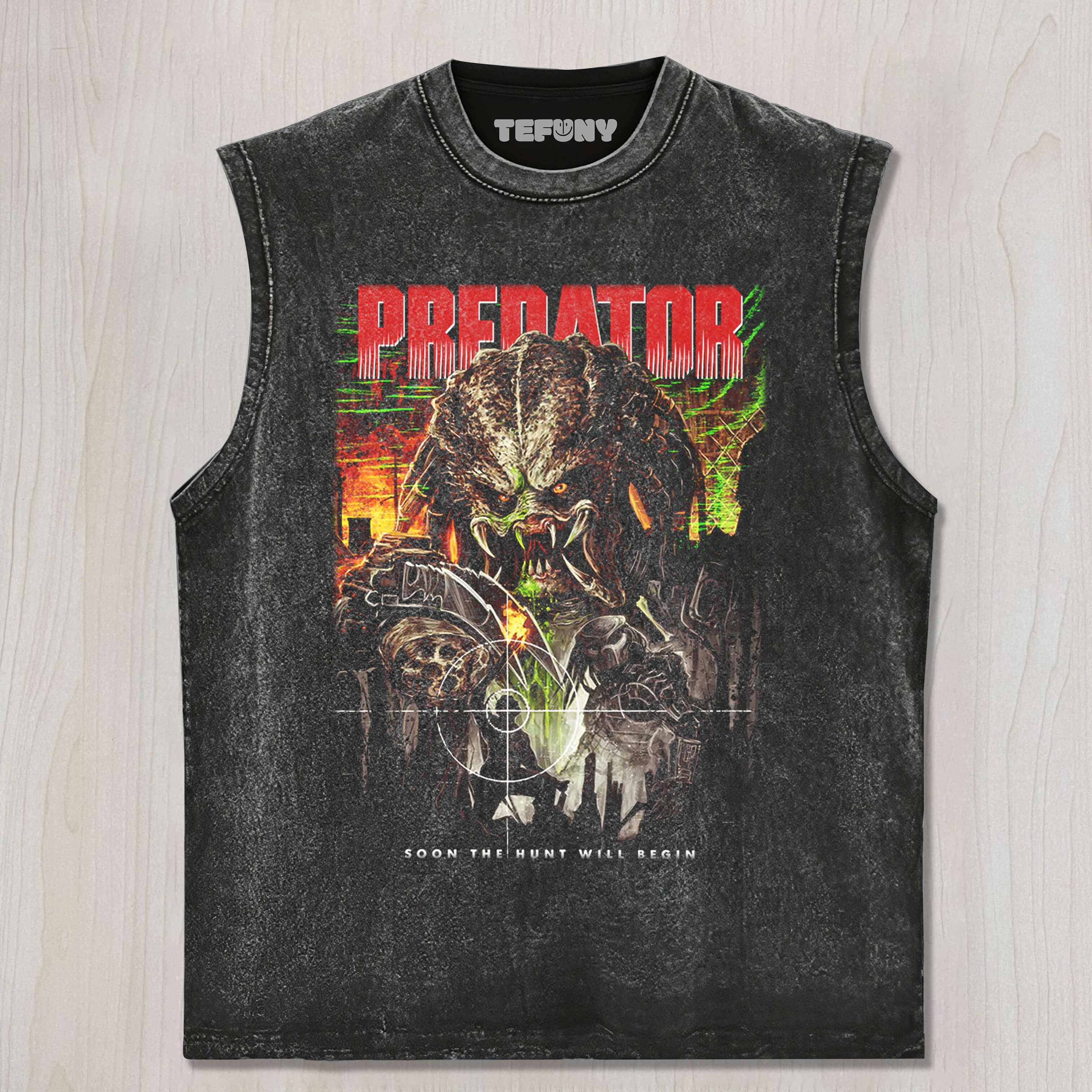 PREDATOR SOON THE HUNT WILL BEGIN UNISEX TEE, TANK TOP, LAYERED LS, SWEATSHIRT & HOODIE