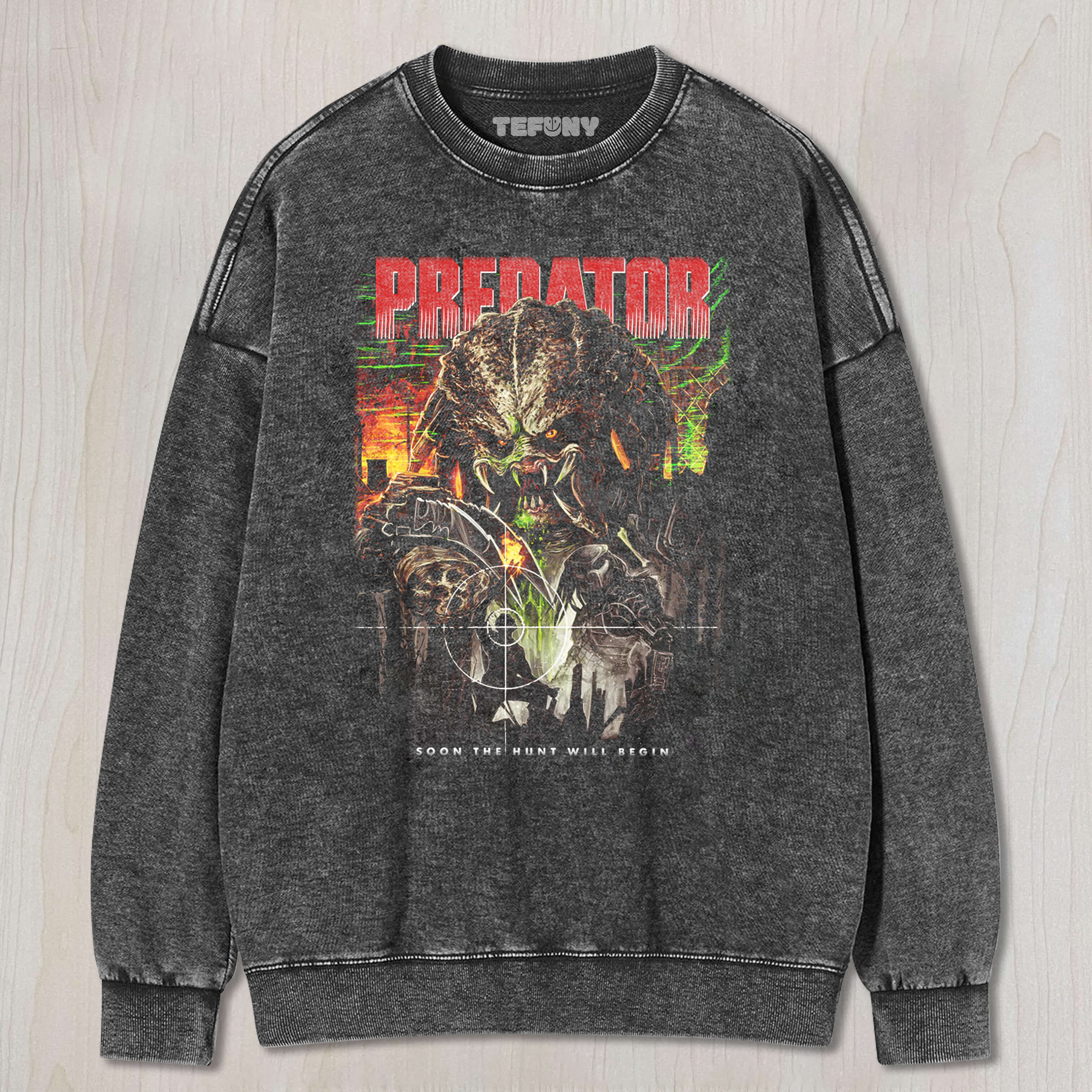 PREDATOR SOON THE HUNT WILL BEGIN UNISEX TEE, TANK TOP, LAYERED LS, SWEATSHIRT & HOODIE