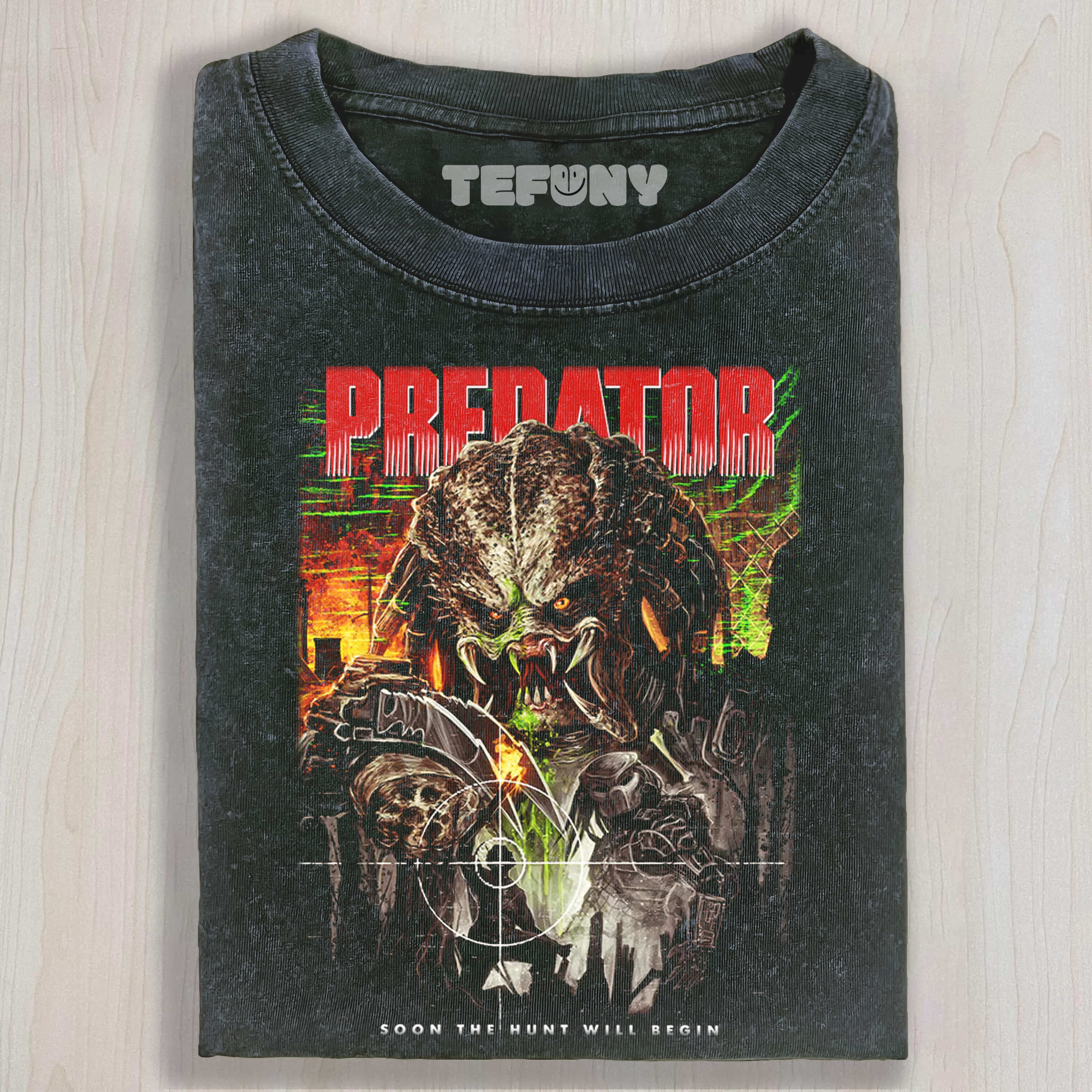 PREDATOR SOON THE HUNT WILL BEGIN UNISEX TEE, TANK TOP, LAYERED LS, SWEATSHIRT & HOODIE