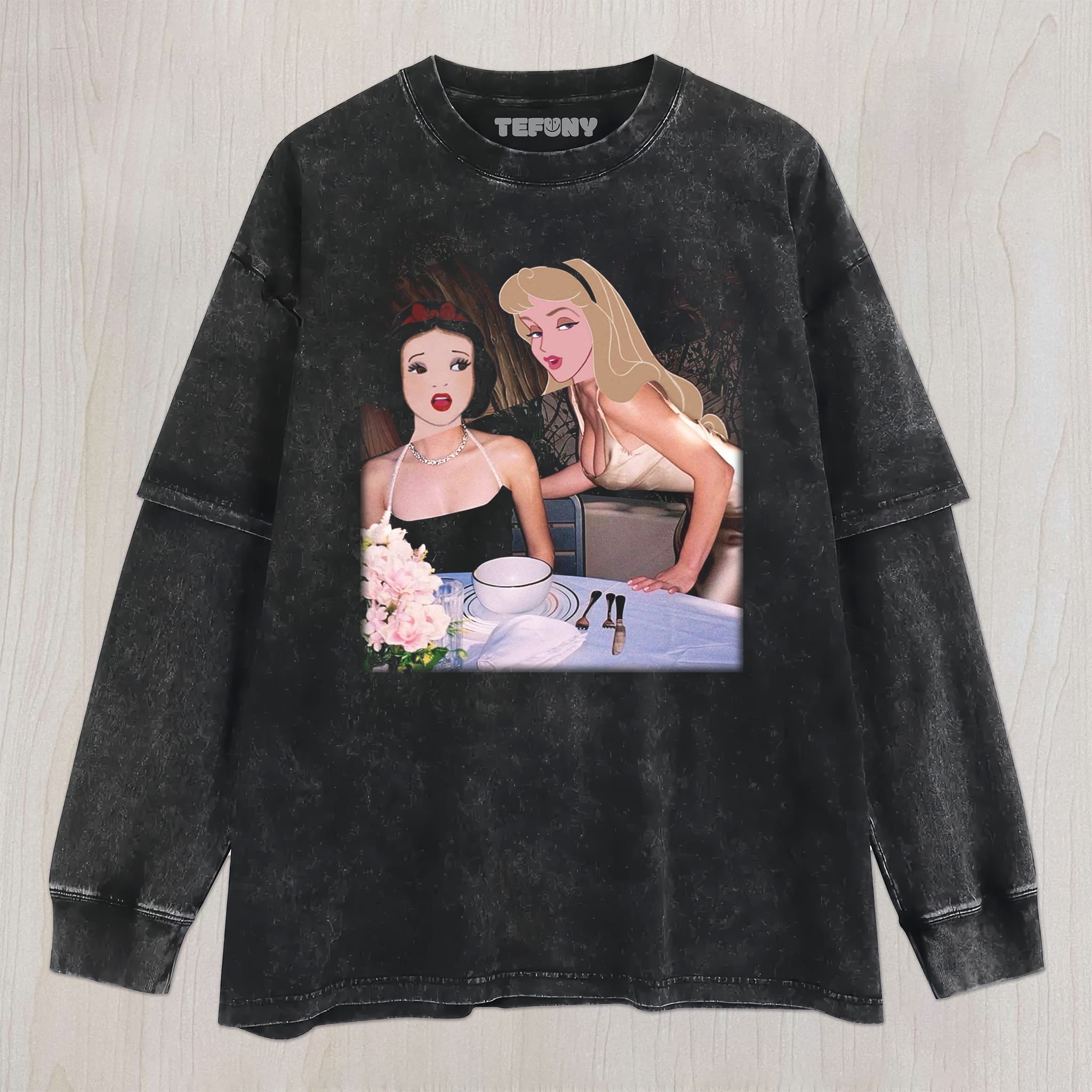 PRINCESSES PARODY UNISEX TEE, TANK TOP, LAYERED LS, SWEATSHIRT & HOODIE