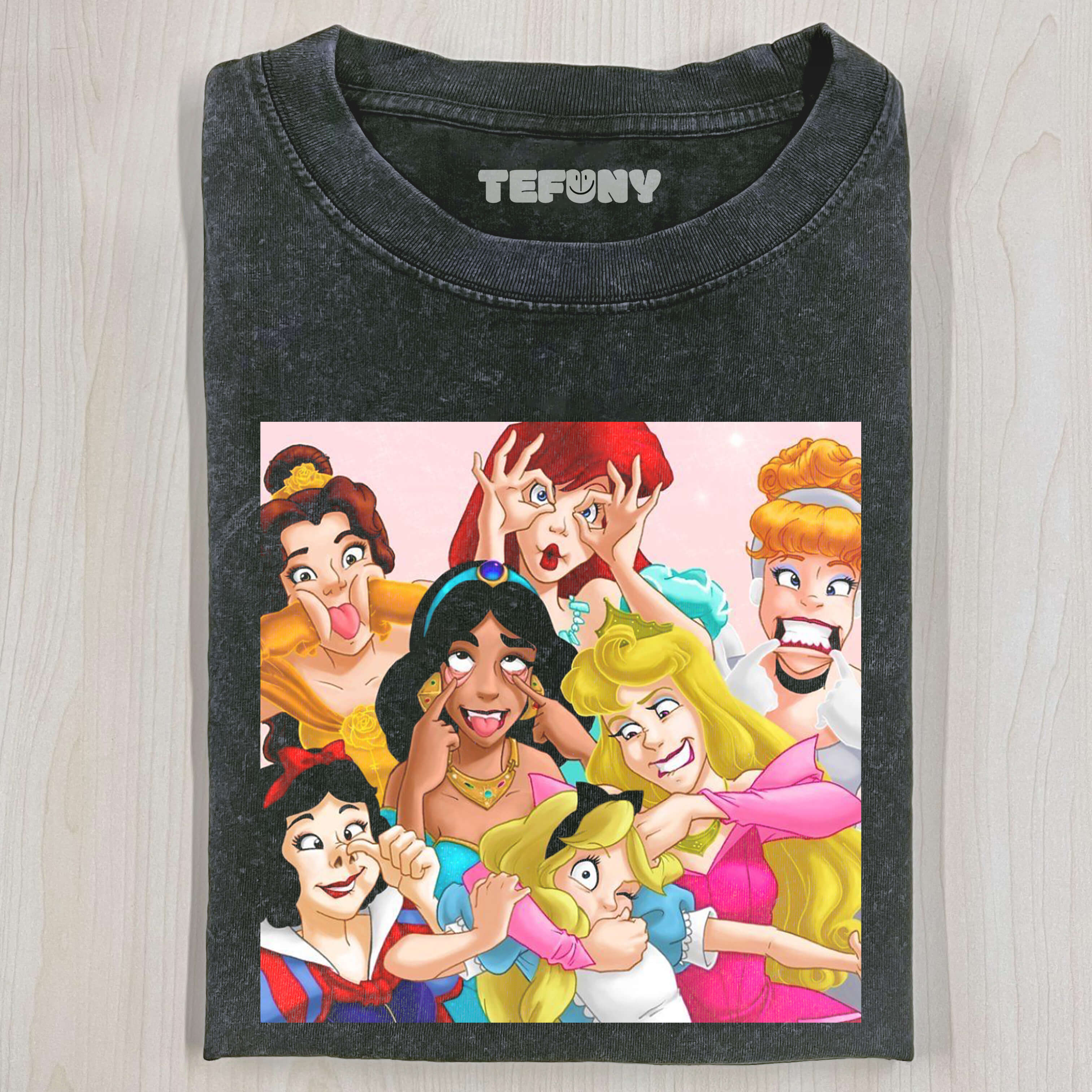 PRINCESSES MAKING FACES T-SHIRT