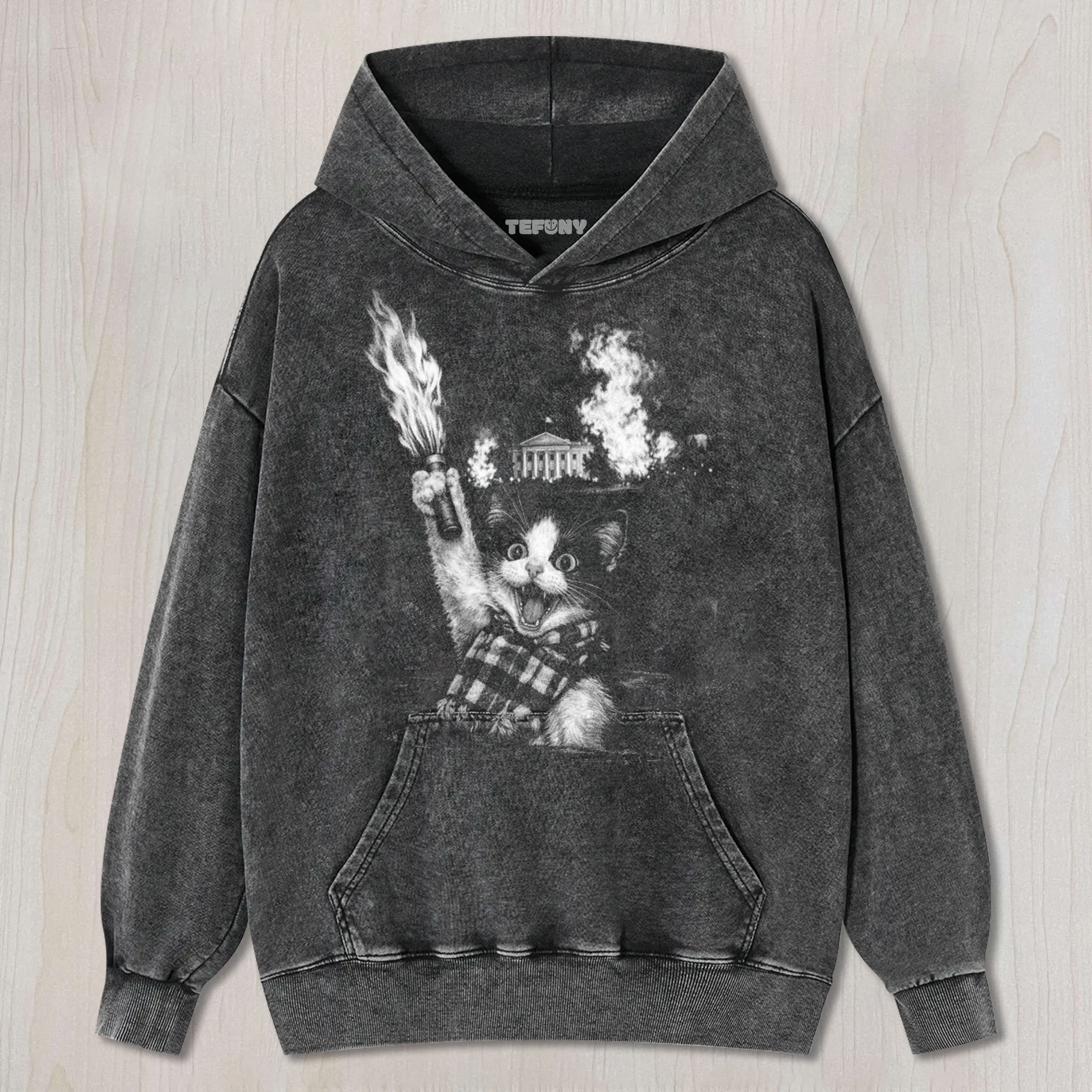 PROBLEM SOLVER CAT UNISEX TEE, TANK TOP, LAYERED LS, SWEATSHIRT & HOODIE