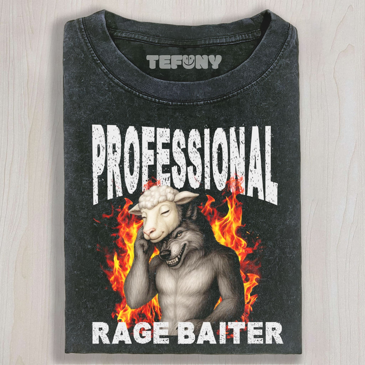 PROFESSIONAL RAGE BAITER FUNNY SHIRT UNISEX TEE, TANK TOP, LAYERED LS, SWEATSHIRT & HOODIE