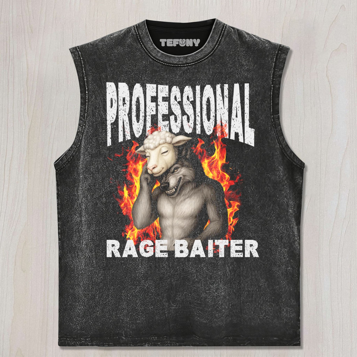 PROFESSIONAL RAGE BAITER FUNNY SHIRT UNISEX TEE, TANK TOP, LAYERED LS, SWEATSHIRT & HOODIE