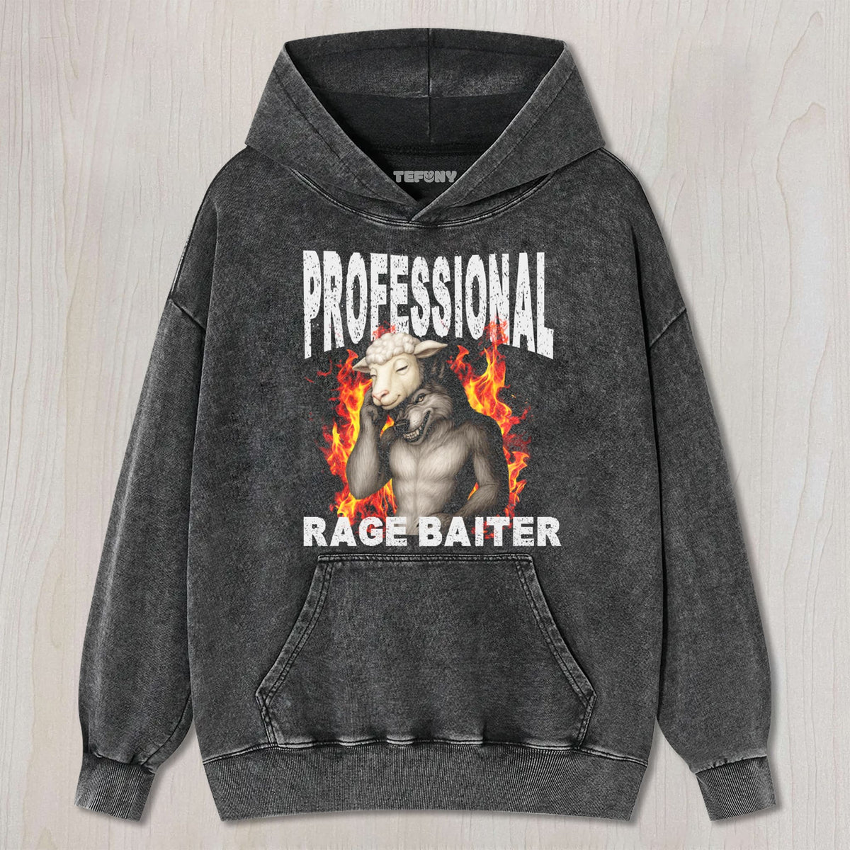 PROFESSIONAL RAGE BAITER FUNNY SHIRT UNISEX TEE, TANK TOP, LAYERED LS, SWEATSHIRT & HOODIE