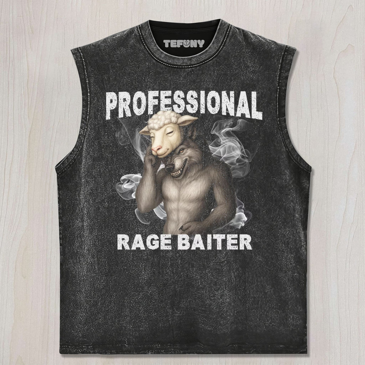PROFESSIONAL RAGE BAITER FUNNY UNISEX TEE, TANK TOP, LAYERED LS, SWEATSHIRT & HOODIE