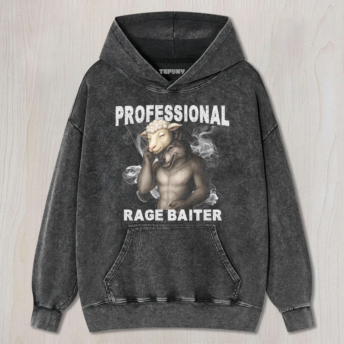PROFESSIONAL RAGE BAITER FUNNY UNISEX TEE, TANK TOP, LAYERED LS, SWEATSHIRT & HOODIE
