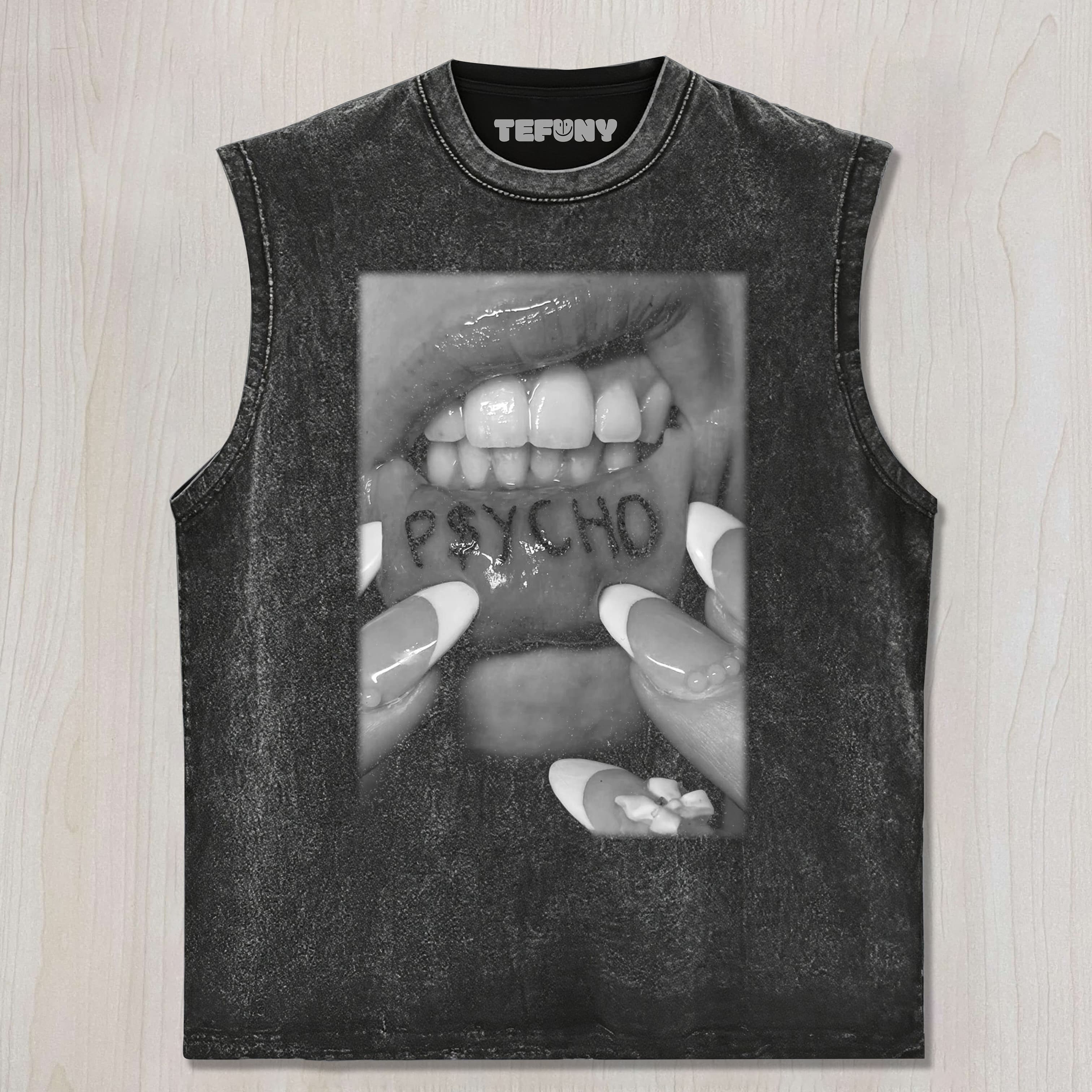 PSYCHO LIPS UNISEX TEE, TANK TOP, LAYERED LS, SWEATSHIRT & HOODIE