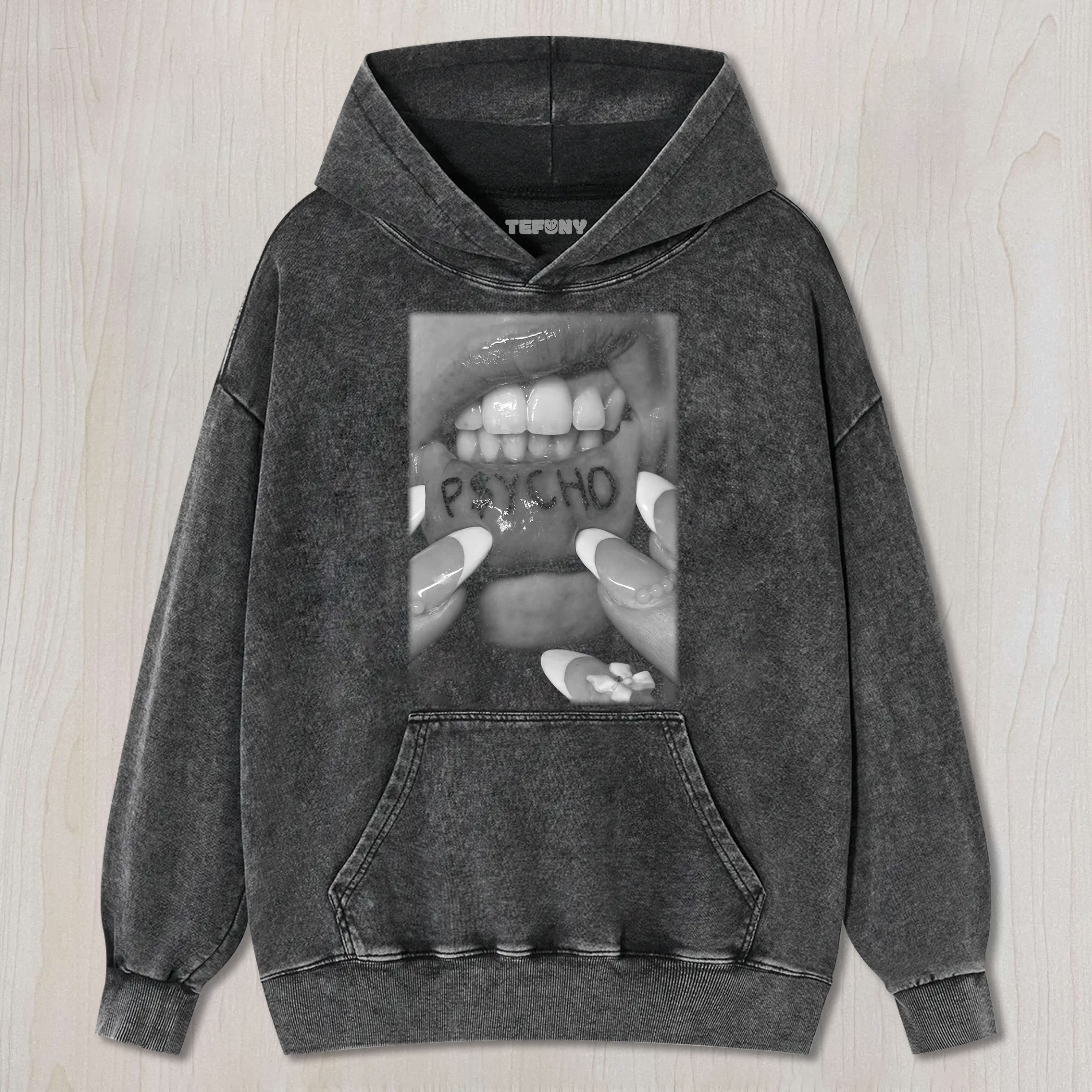 PSYCHO LIPS UNISEX TEE, TANK TOP, LAYERED LS, SWEATSHIRT & HOODIE