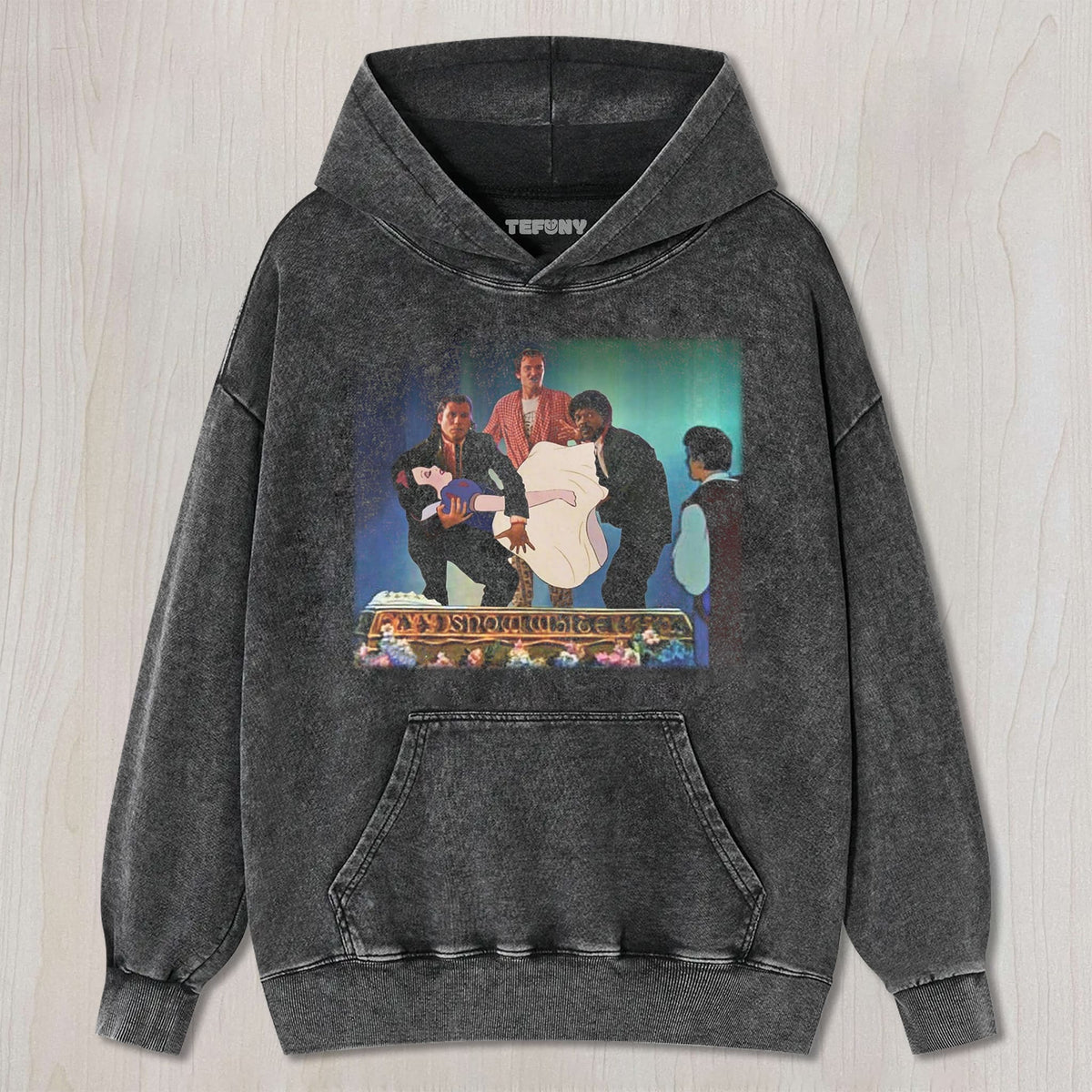 PULP FICTION AND SNOW WHITE UNISEX TEE, TANK TOP, LAYERED LS, SWEATSHIRT & HOODIE