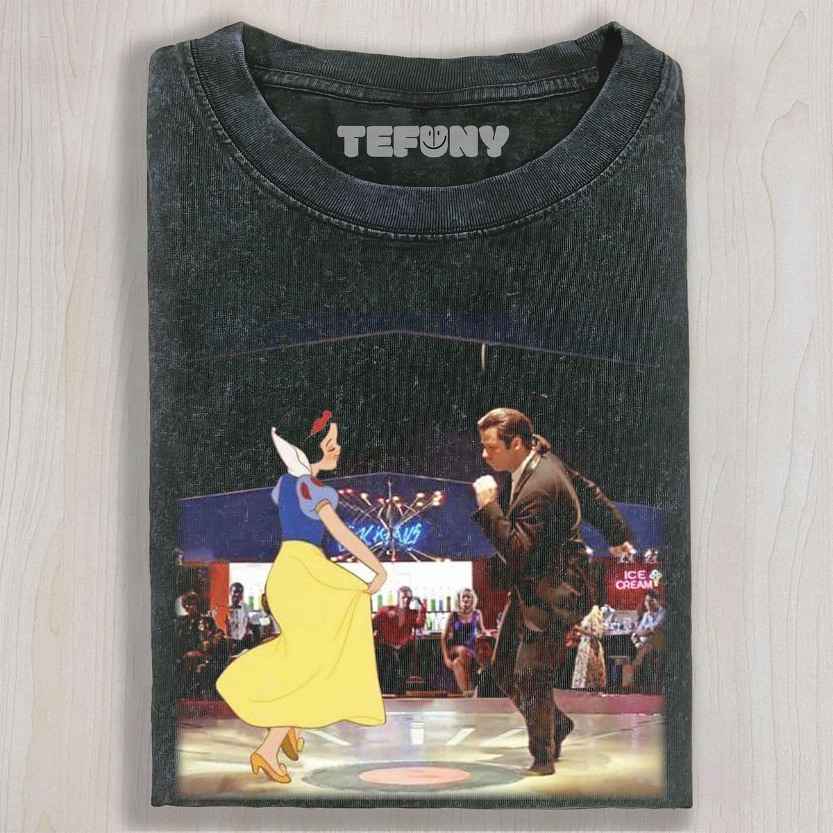 PULP FICTION AND SNOW WHITE V1 UNISEX TEE, TANK TOP, LAYERED LS, SWEATSHIRT & HOODIE