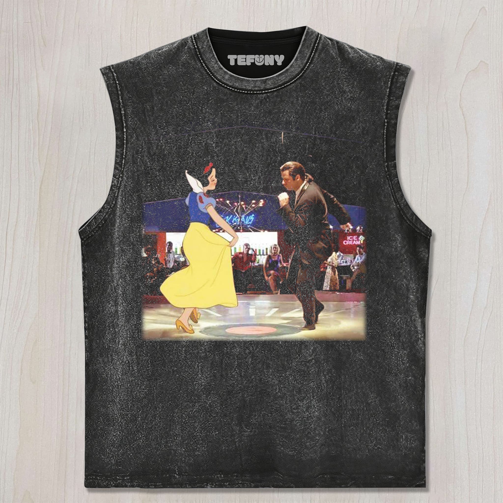 PULP FICTION AND SNOW WHITE V1 UNISEX TEE, TANK TOP, LAYERED LS, SWEATSHIRT & HOODIE