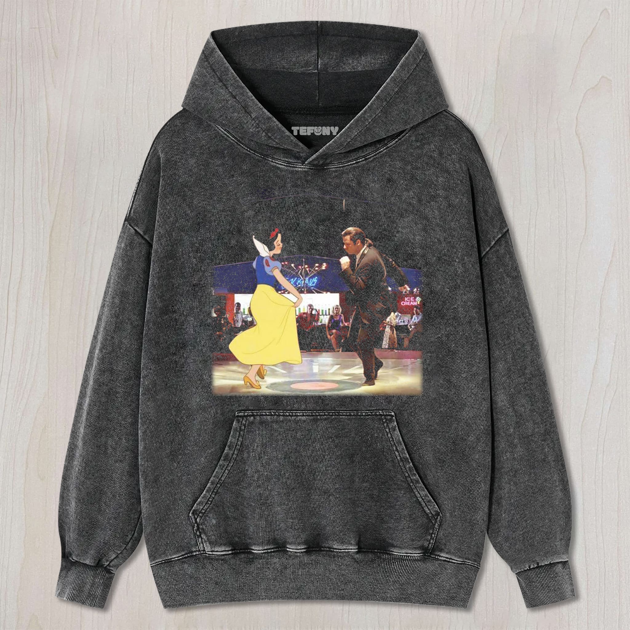 PULP FICTION AND SNOW WHITE V1 UNISEX TEE, TANK TOP, LAYERED LS, SWEATSHIRT & HOODIE
