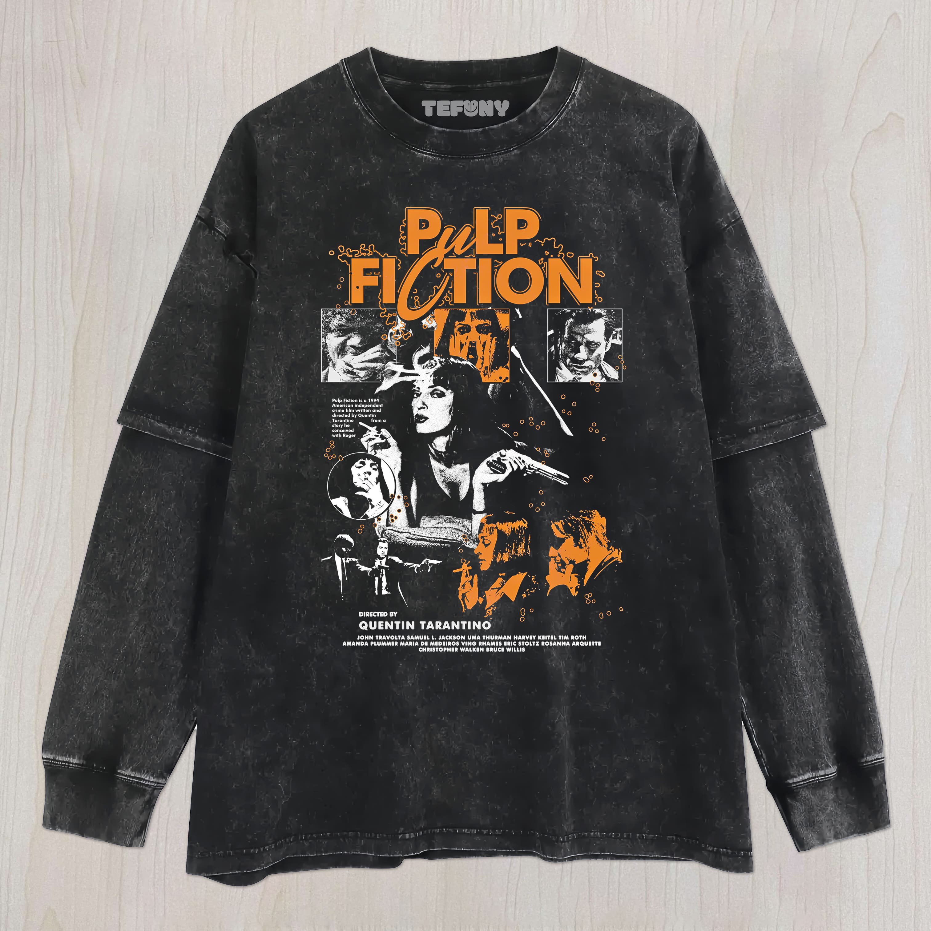 PULPFICTION V1 UNISEX TEE, TANK TOP, LAYERED LS, SWEATSHIRT & HOODIE