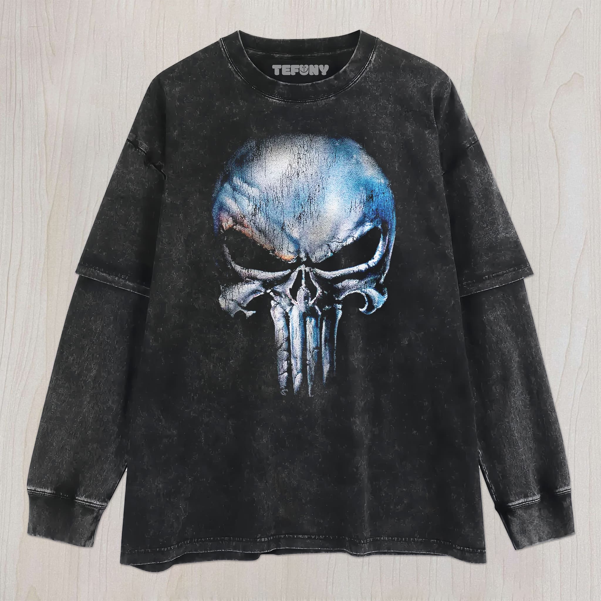 PUNISHER SYMBOL UNISEX TEE, TANK TOP, LAYERED LS, SWEATSHIRT & HOODIE