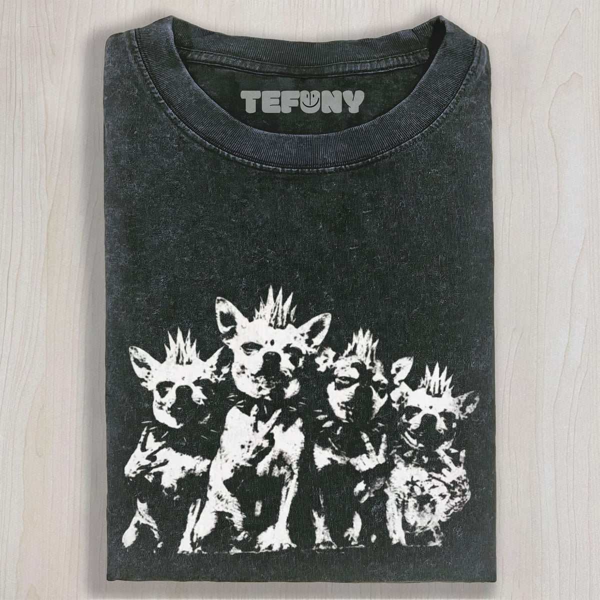 PUNK ROCK CHIHUAHUA GRAPHIC V2 T-SHIRT UNISEX TEE, TANK TOP, LAYERED LS, SWEATSHIRT & HOODIE