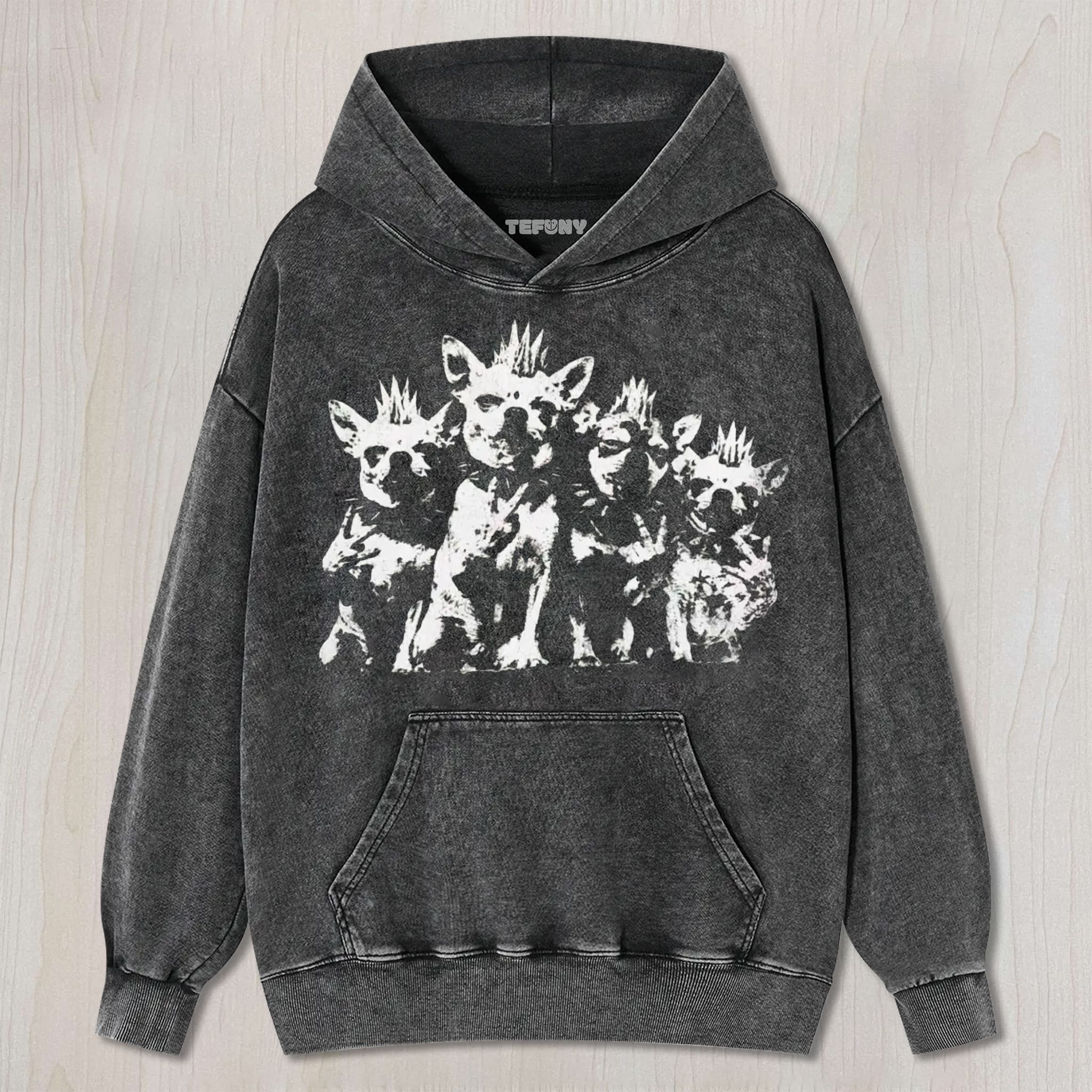 PUNK ROCK CHIHUAHUA GRAPHIC V2 T-SHIRT UNISEX TEE, TANK TOP, LAYERED LS, SWEATSHIRT & HOODIE