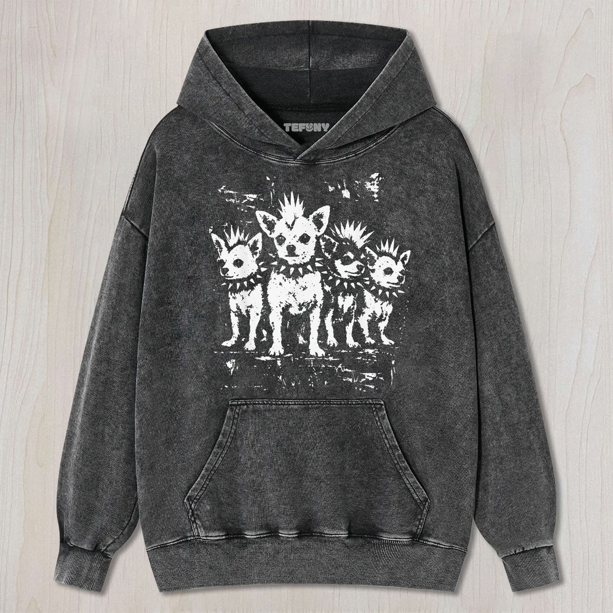PUNK ROCK CHIHUAHUA GRAPHIC V3 T-SHIRT UNISEX TEE, TANK TOP, LAYERED LS, SWEATSHIRT & HOODIE