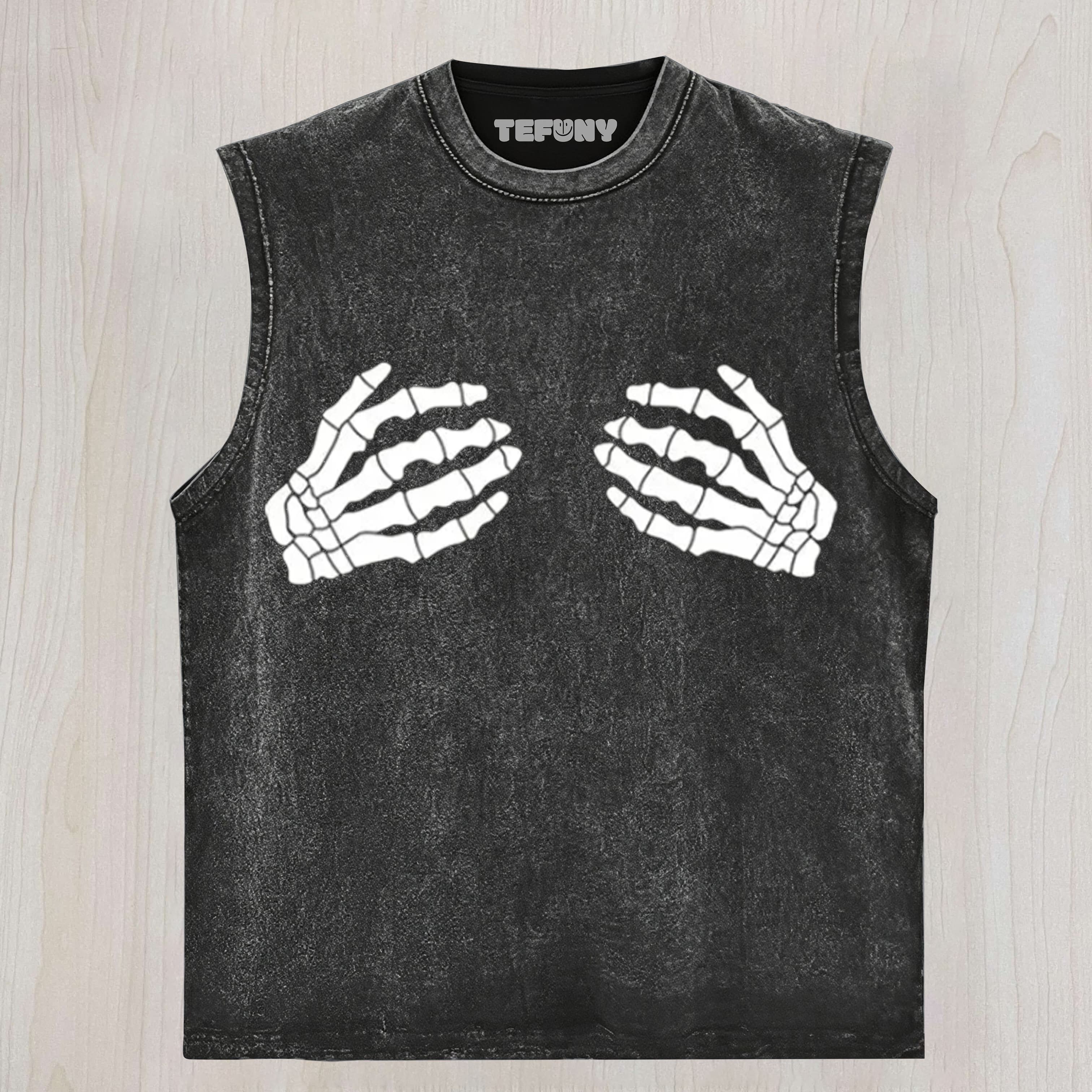 PUNK SKELETON BONES UNISEX TEE, TANK TOP, LAYERED LS, SWEATSHIRT & HOODIE