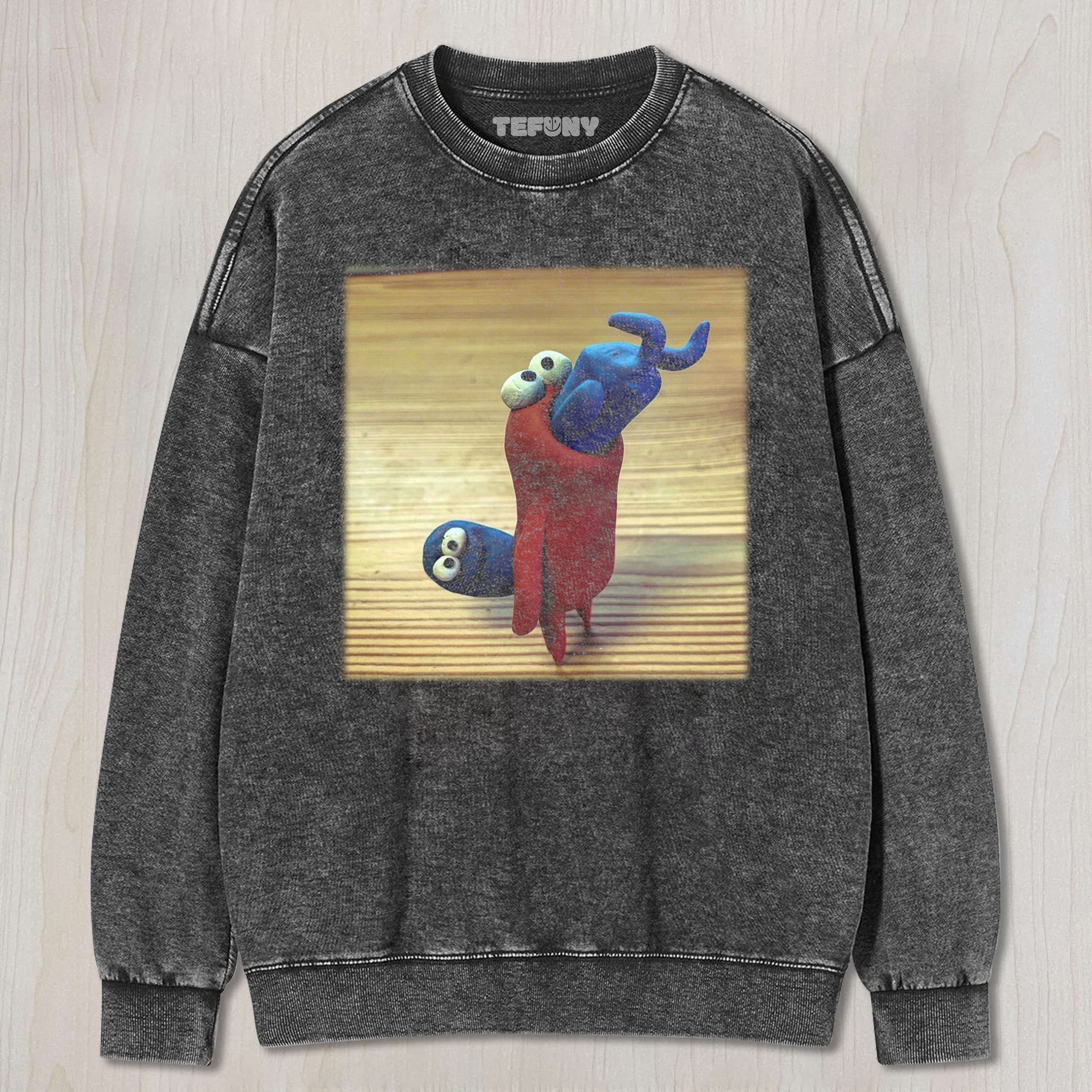 PURPLE AND BROWN CLAY TEE & SWEAT & HOOD
