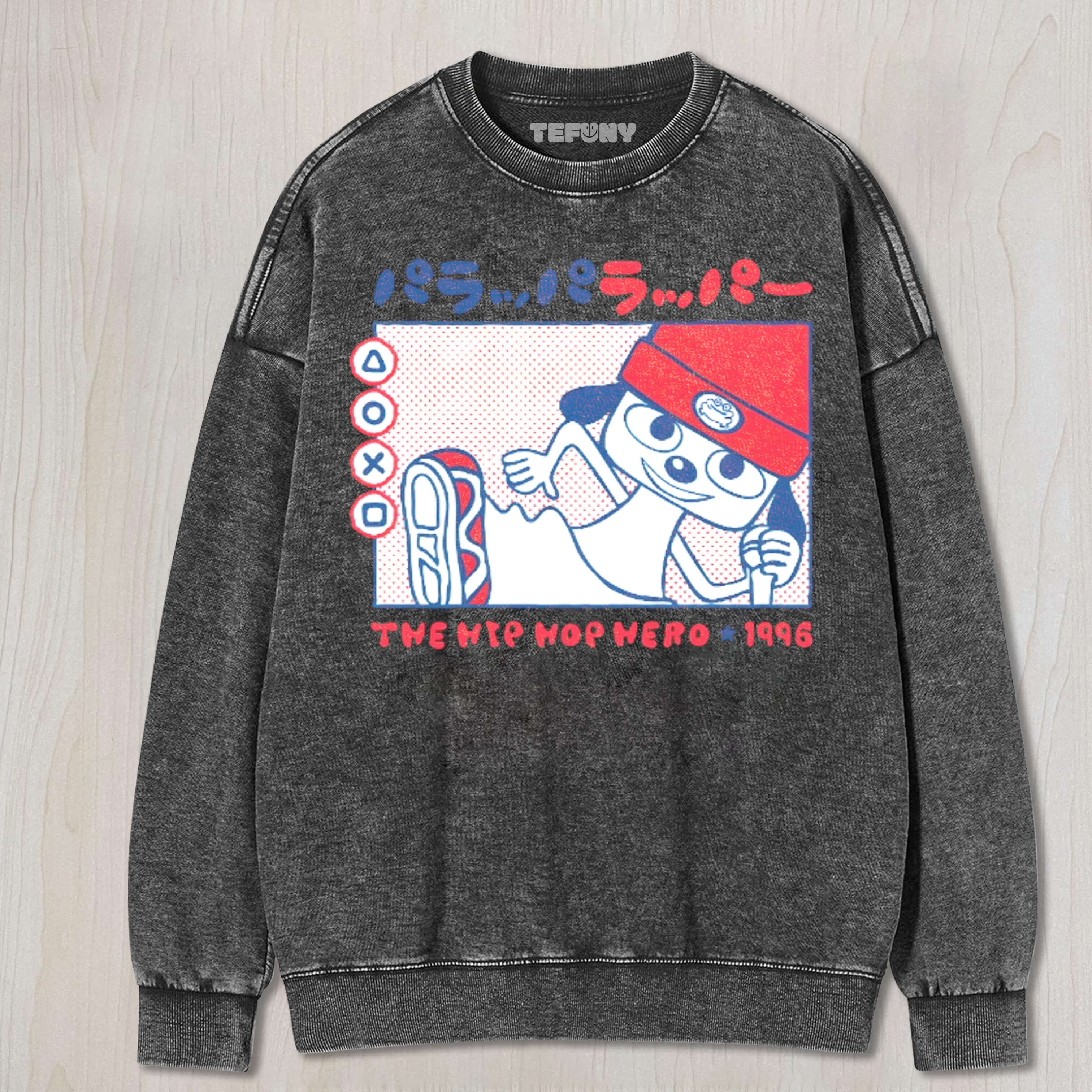 PARAPPA THE RAPPER WRINKLE-RESISTANT V1 TEE & SWEAT & HOOD