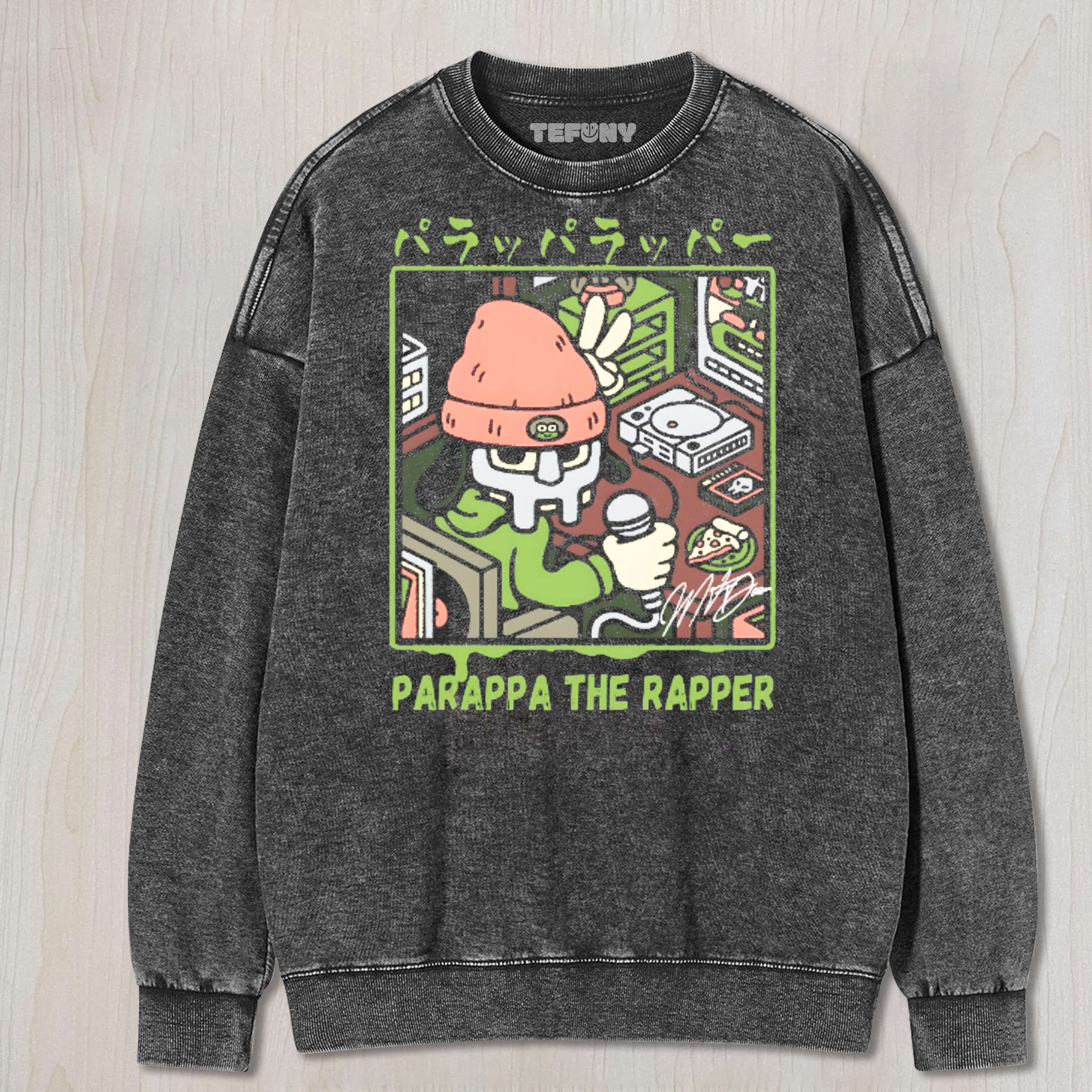 PARAPPA THE RAPPER WRINKLE-RESISTANT V2 TEE & SWEAT & HOOD