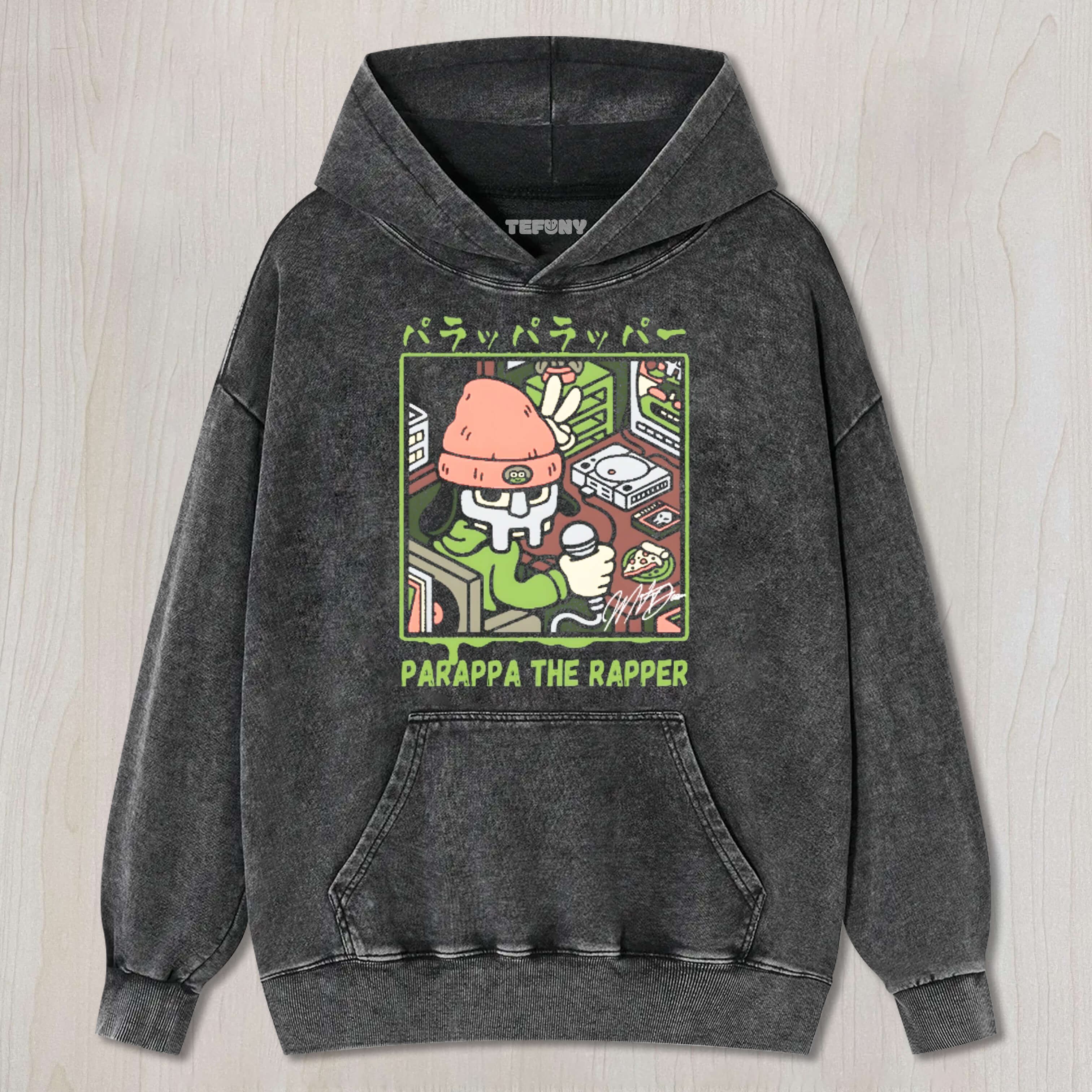 PARAPPA THE RAPPER WRINKLE-RESISTANT V2 TEE & SWEAT & HOOD