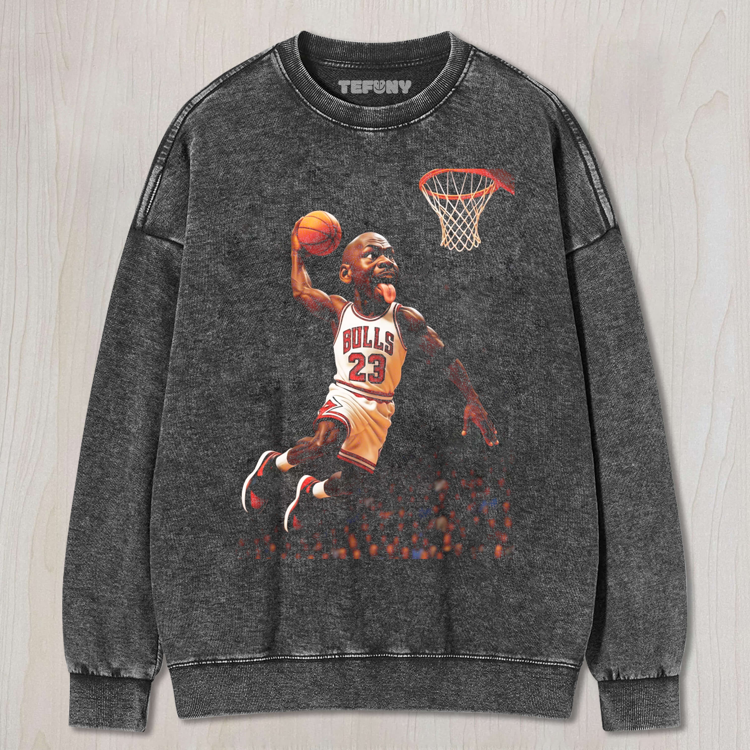 Q-VERSION BIG-HEADED MICHAEL JORDAN T-SHIRT V1