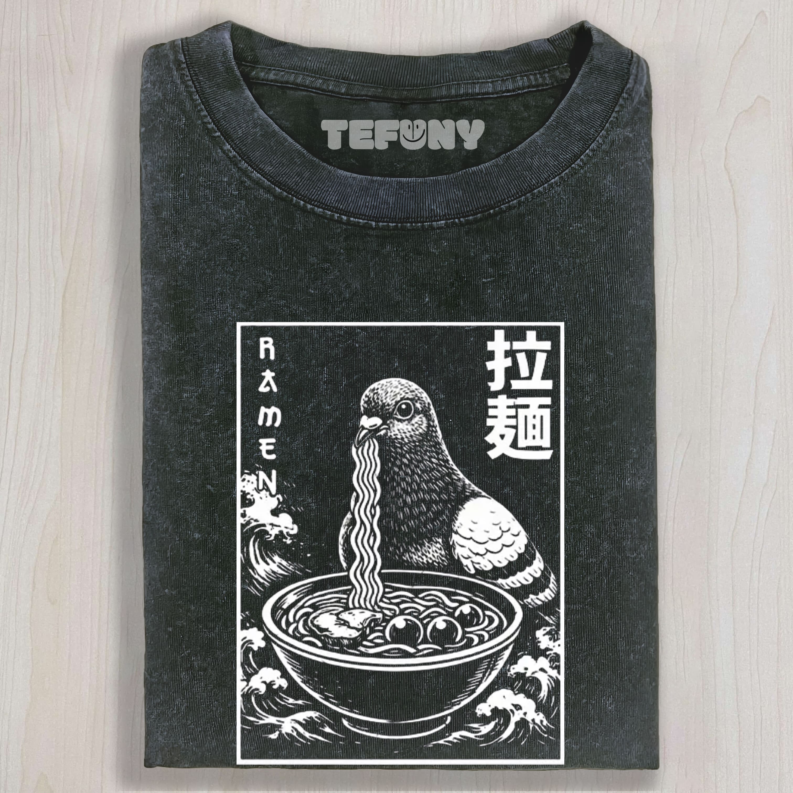 RAMEN PIGEON UNISEX TEE, TANK TOP, LAYERED LS, SWEATSHIRT & HOODIE