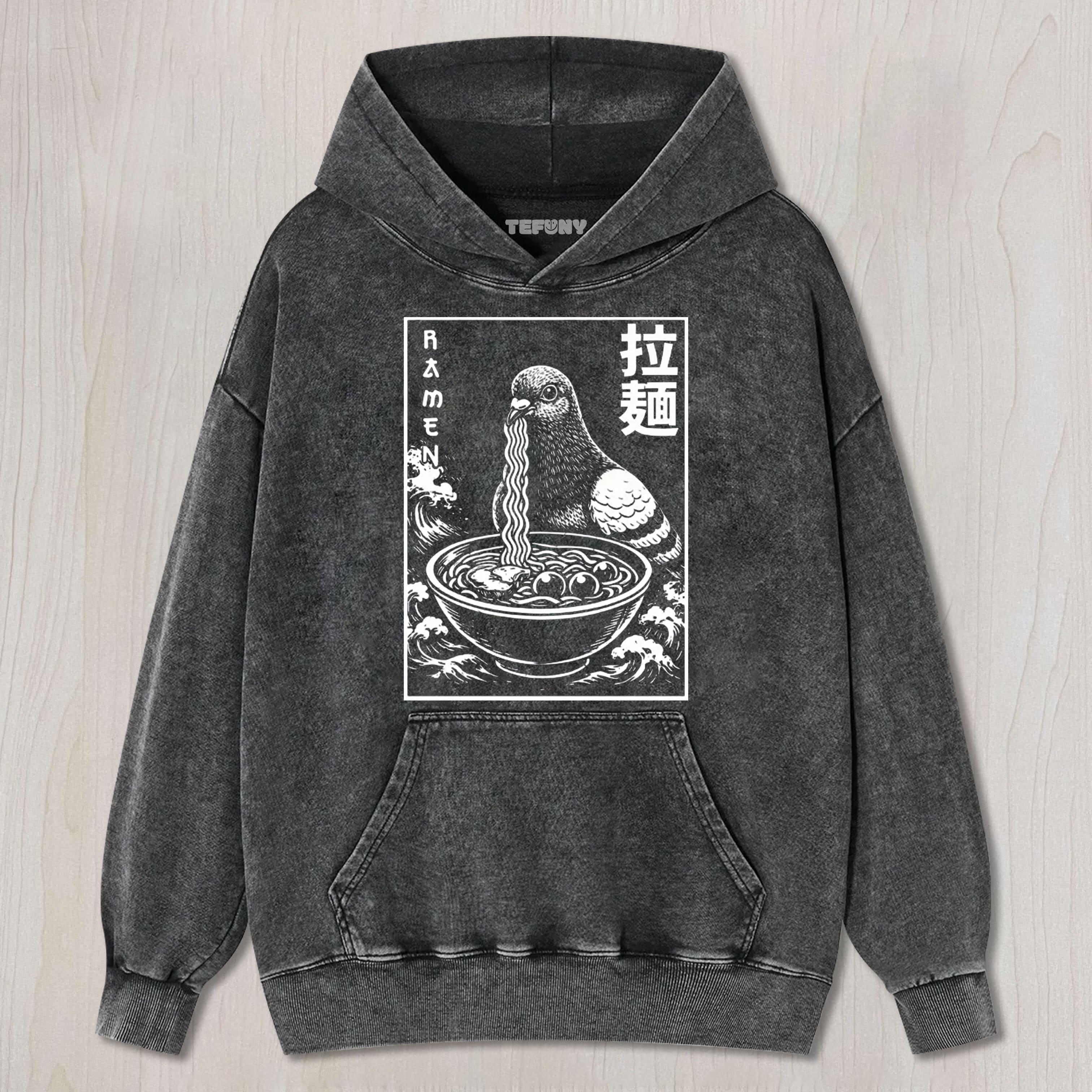 RAMEN PIGEON UNISEX TEE, TANK TOP, LAYERED LS, SWEATSHIRT & HOODIE