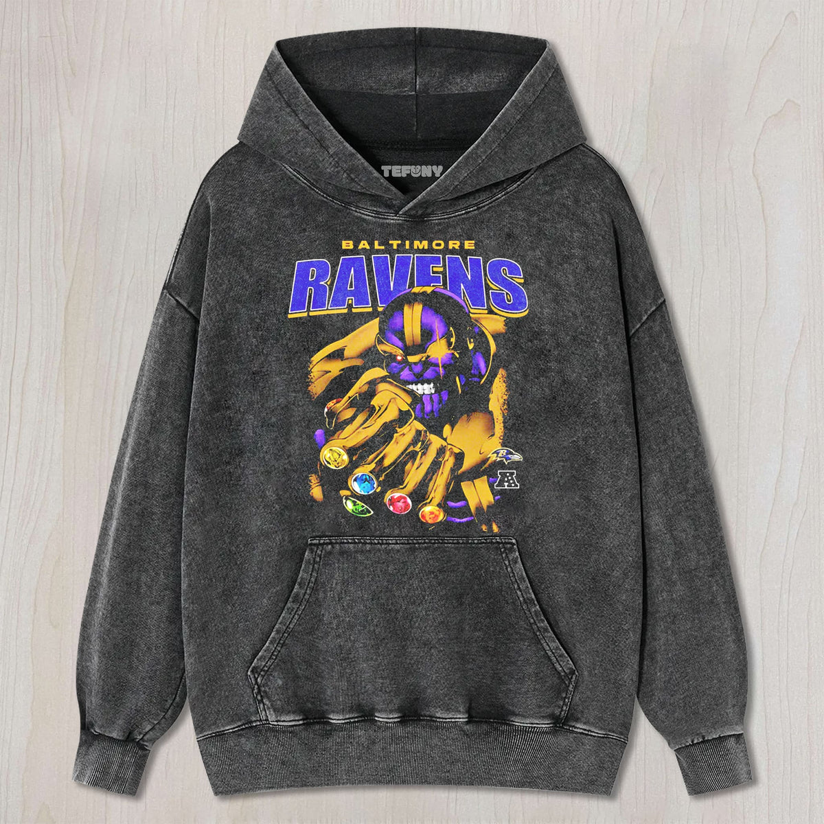 RAVENS & THANOS UNISEX TEE, TANK TOP, LAYERED LS, SWEATSHIRT & HOODIE