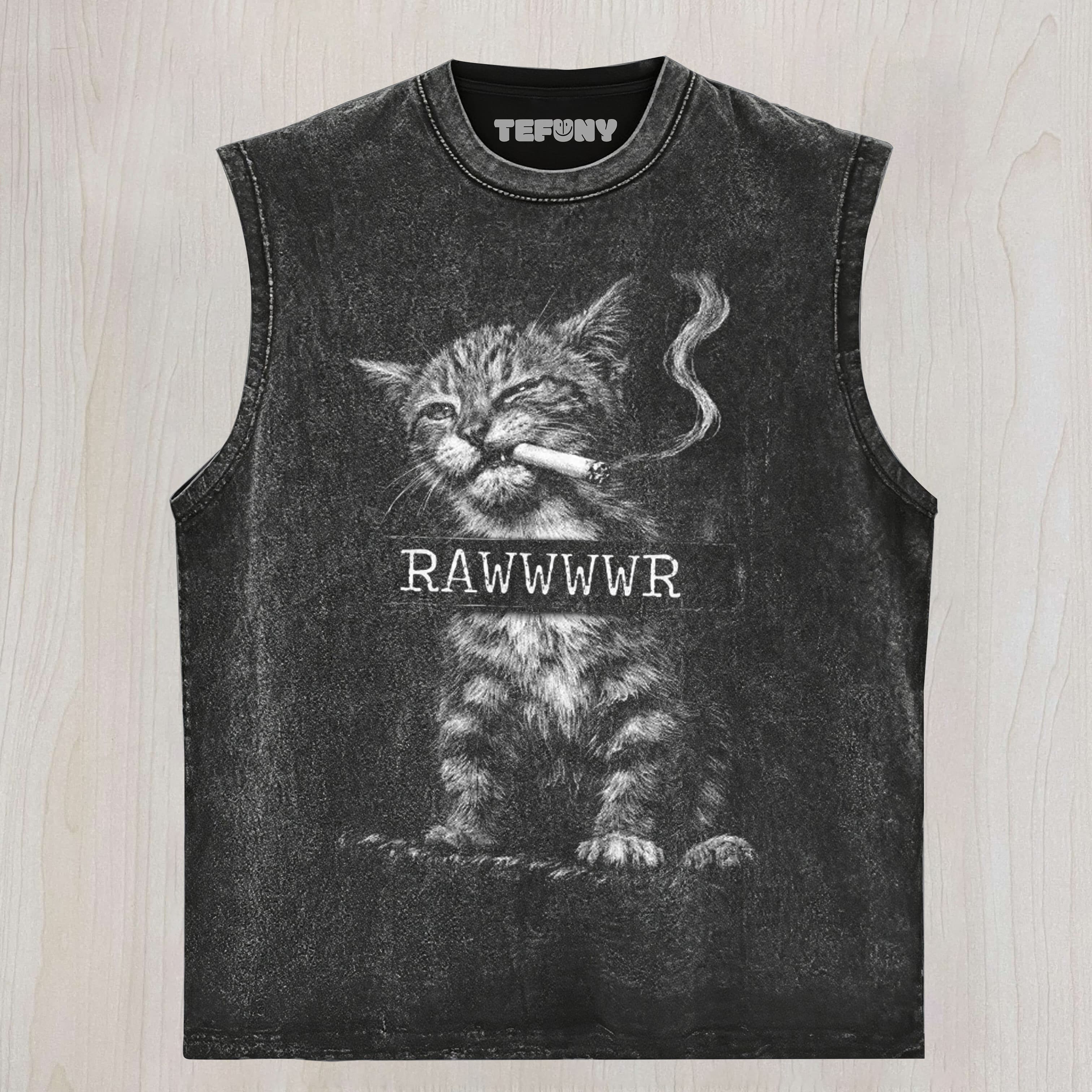 RAWWWR CAT MEME UNISEX TEE, TANK TOP, LAYERED LS, SWEATSHIRT & HOODIE