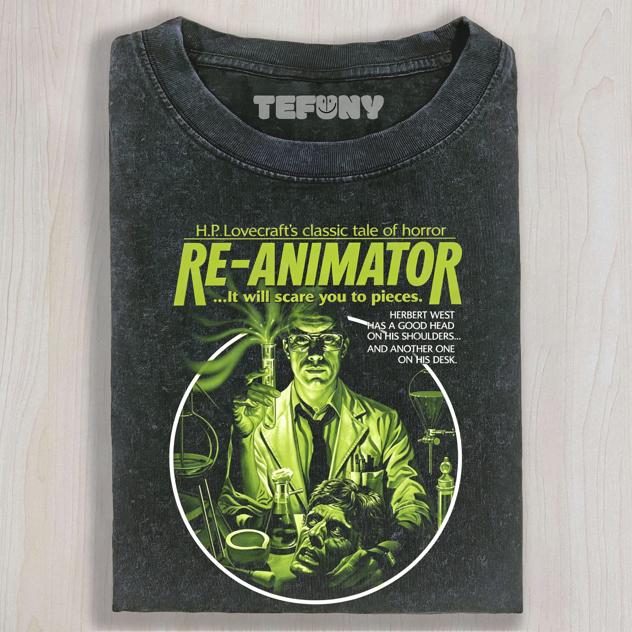 RE-ANIMATOR UNISEX TEE, TANK TOP, LAYERED LS, SWEATSHIRT & HOODIE