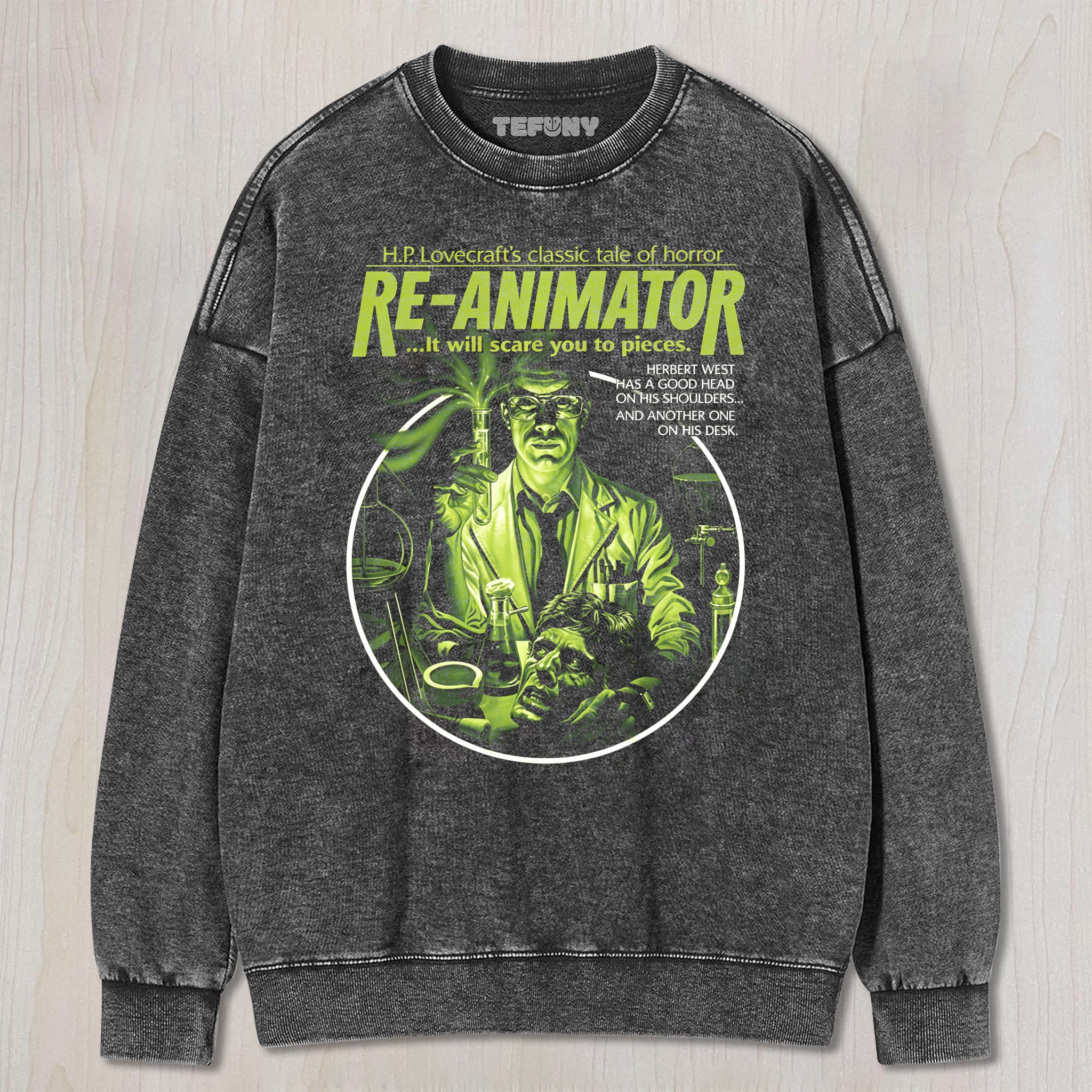 RE-ANIMATOR UNISEX TEE, TANK TOP, LAYERED LS, SWEATSHIRT & HOODIE