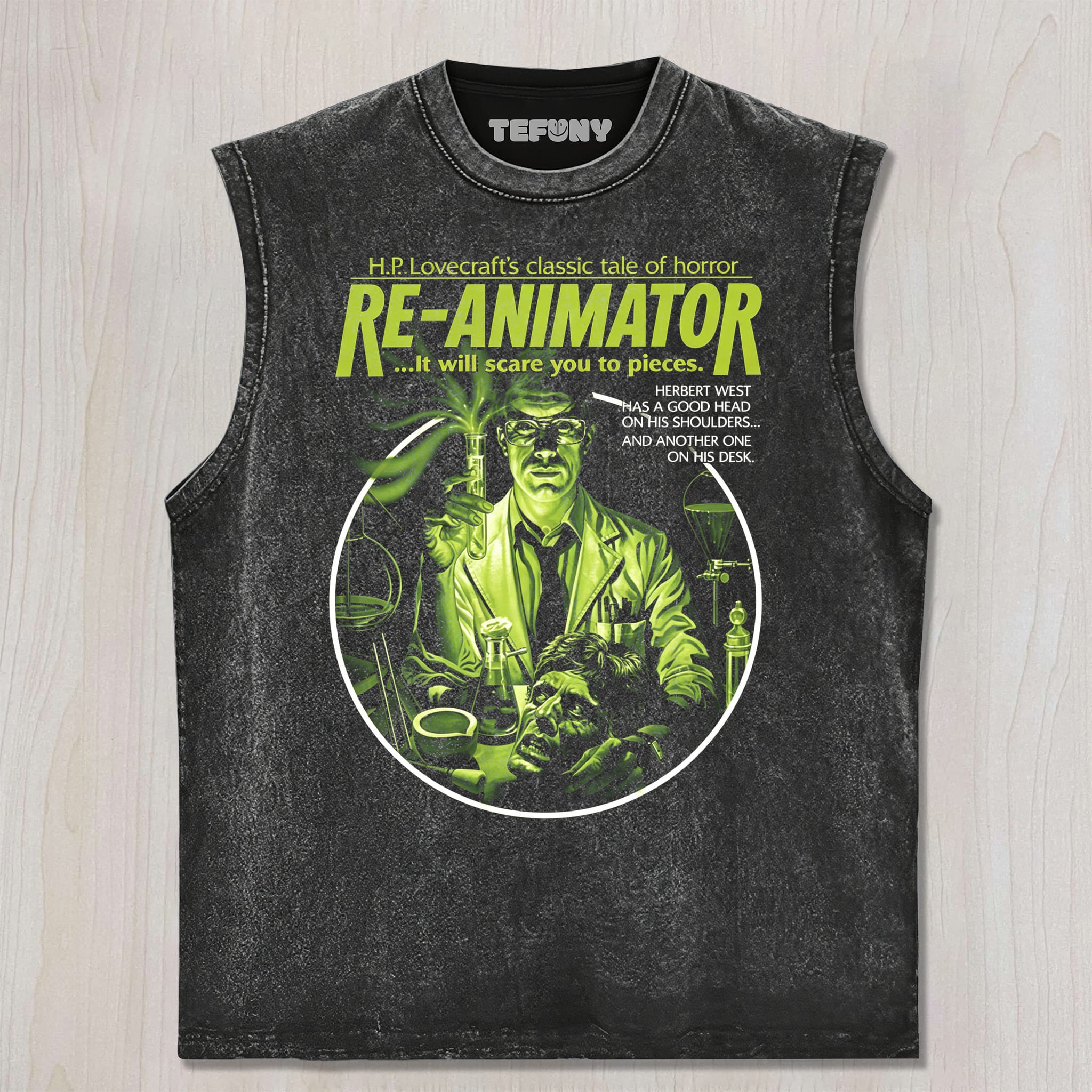 RE-ANIMATOR UNISEX TEE, TANK TOP, LAYERED LS, SWEATSHIRT & HOODIE
