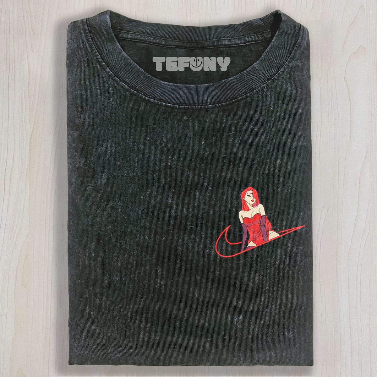 RED-HAIRED WOMAN UNISEX TEE, TANK TOP, LAYERED LS, SWEATSHIRT & HOODIE