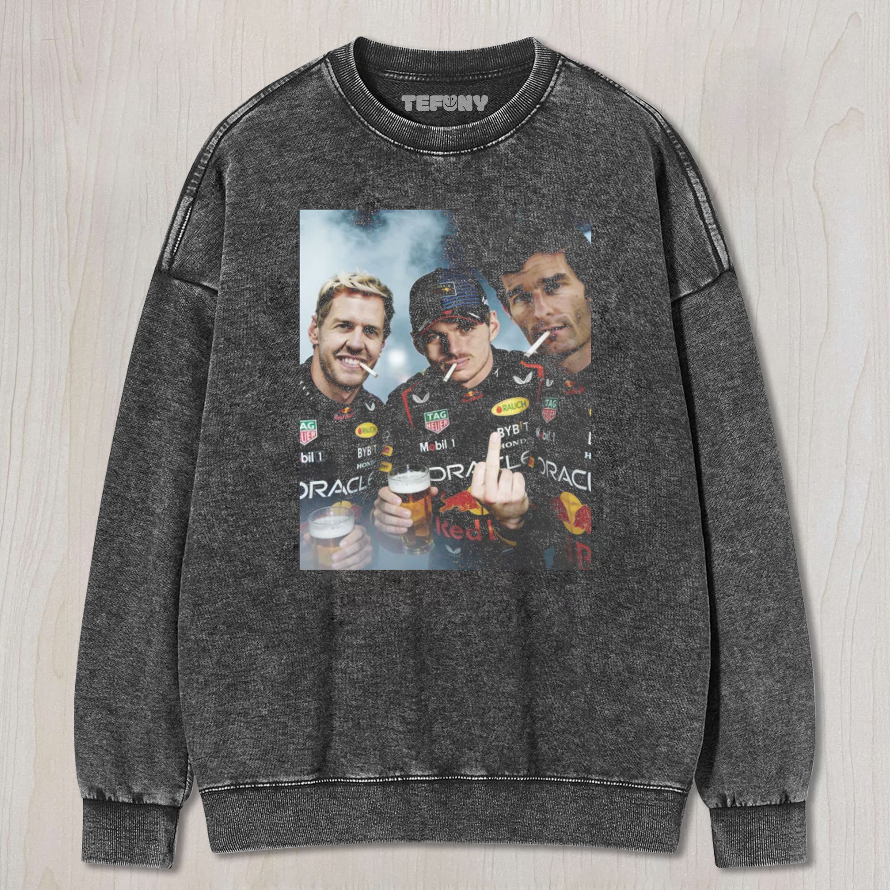 RED BULL LEGENDS, UNRULY ERA ：SEBASTIAN VETTEL & MAX VERSTAPPEN & MARK WEBBER TEE & SWEAT & HOOD