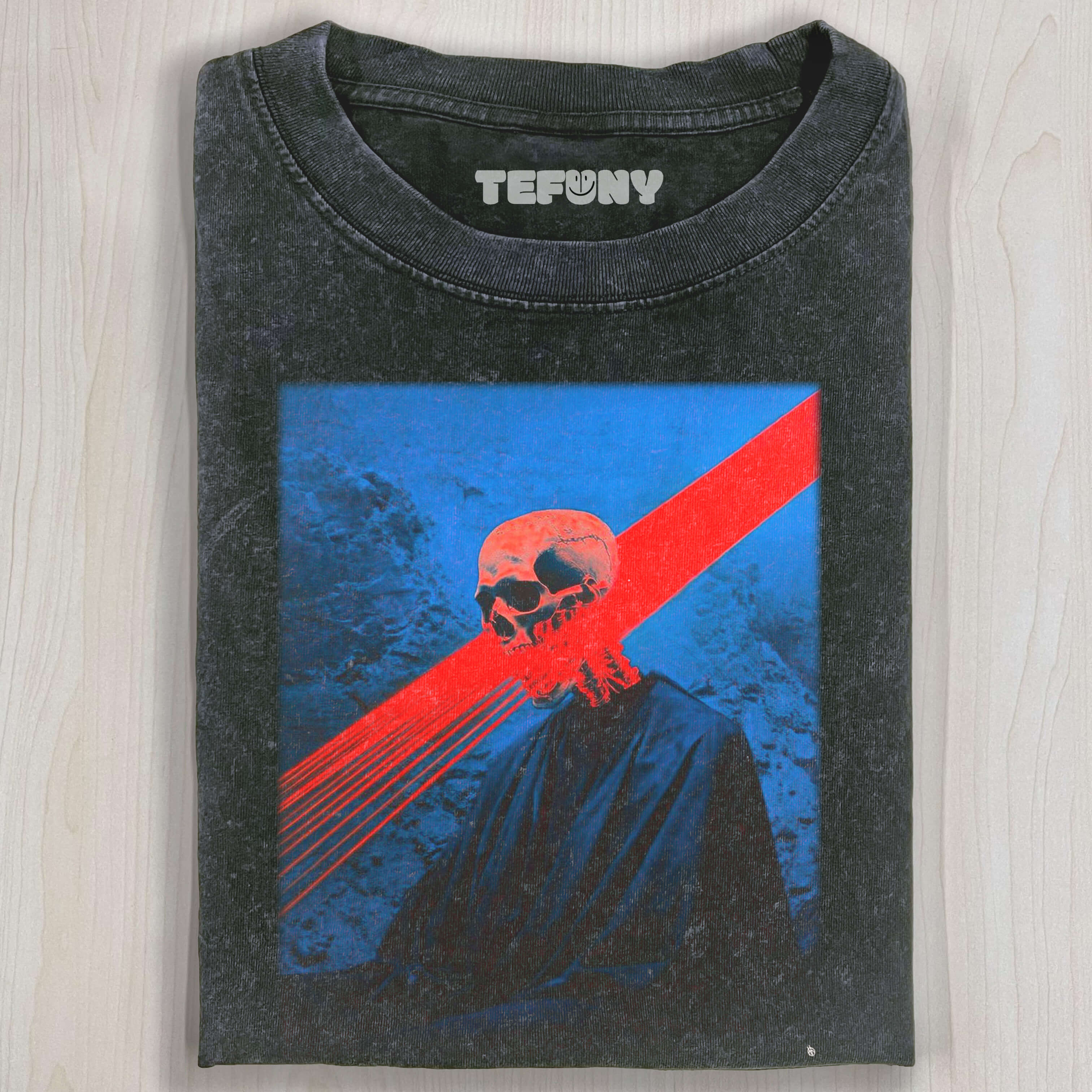 RED LIGHT SKULL T-SHIRT