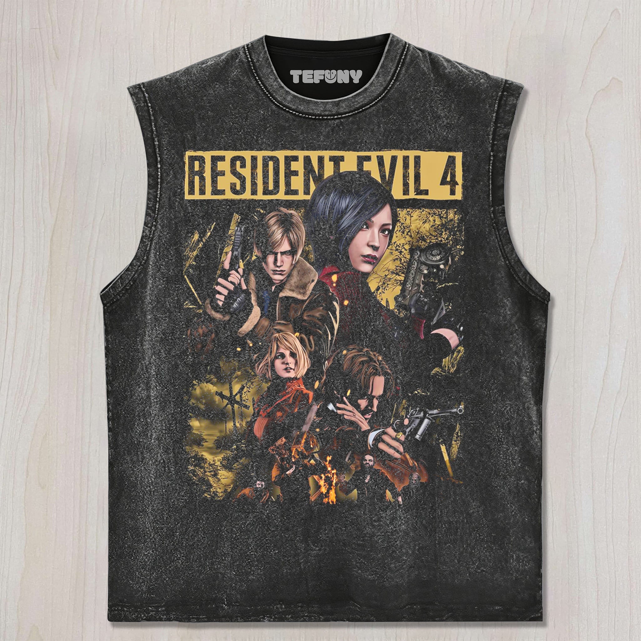 RESIDENT EVIL 4 V1 UNISEX TEE, TANK TOP, LAYERED LS, SWEATSHIRT & HOODIE