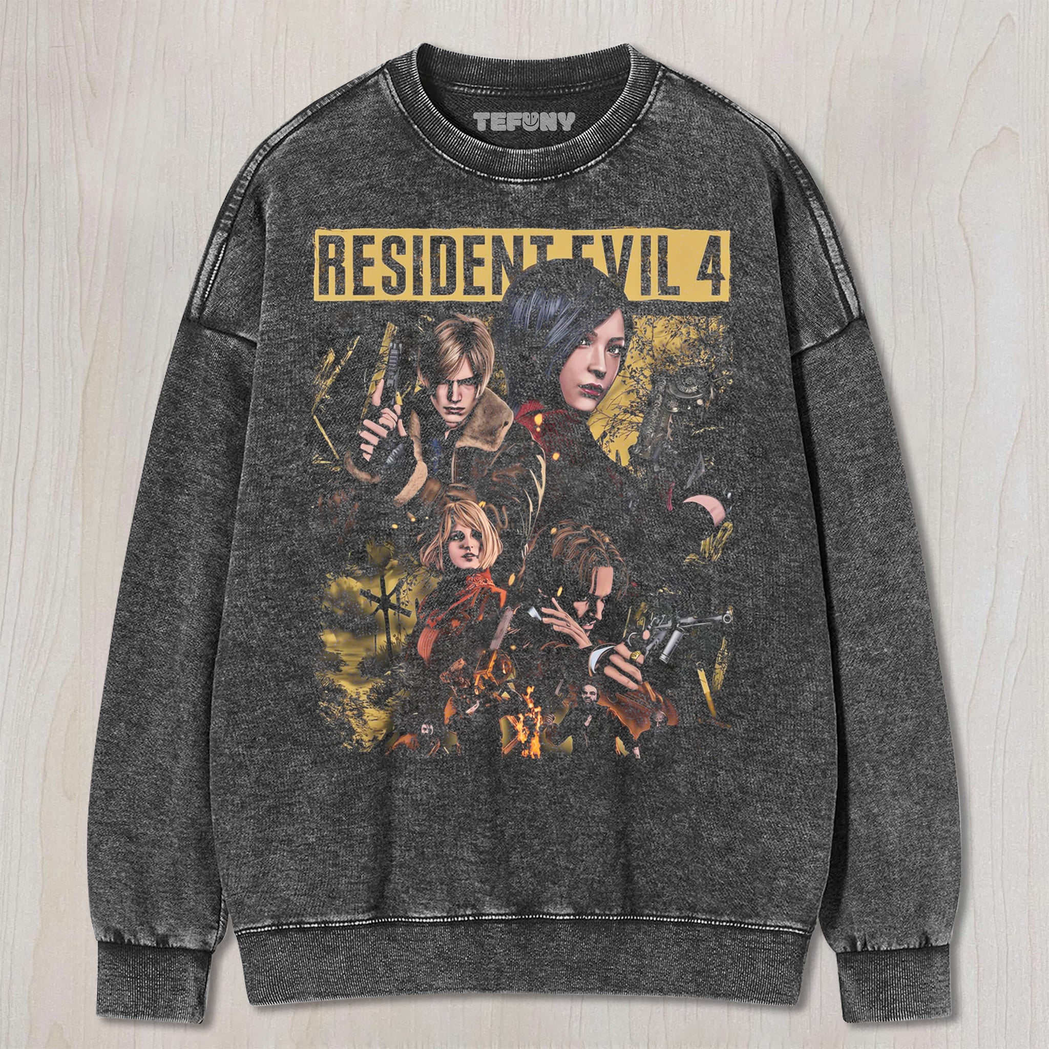 RESIDENT EVIL 4 V1 UNISEX TEE, TANK TOP, LAYERED LS, SWEATSHIRT & HOODIE