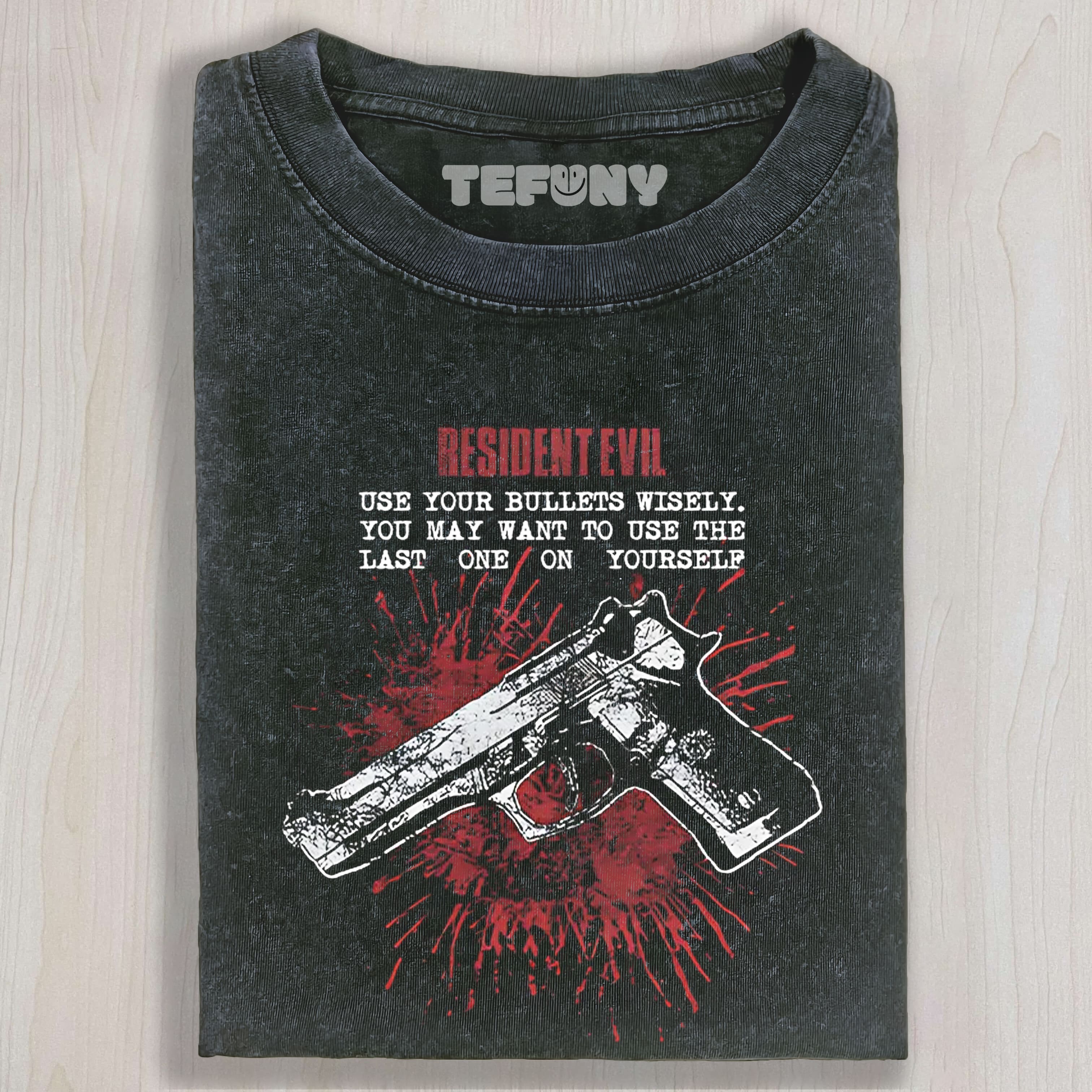 RESIDENT EVIL GUN TEE & SWEAT & HOOD