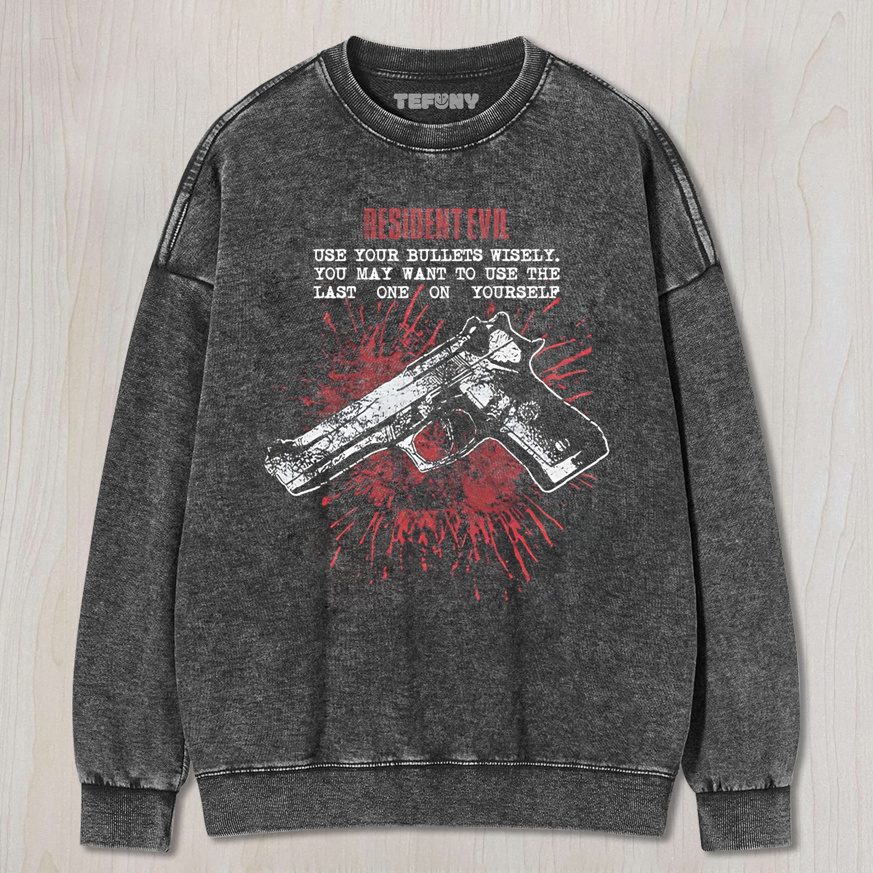 RESIDENT EVIL GUN TEE & SWEAT & HOOD