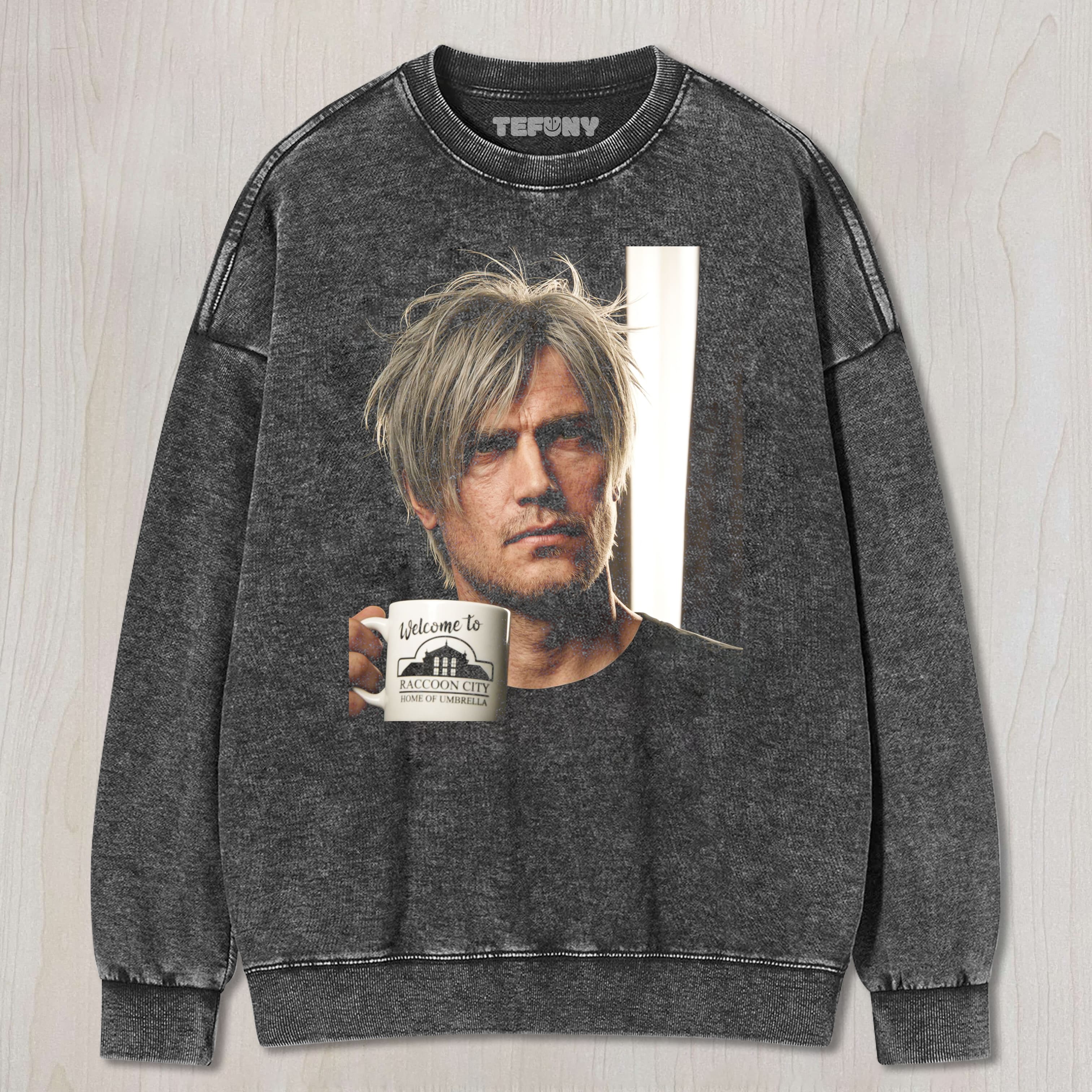 RESIDENT EVIL LEON COFFEE TEE & SWEAT & HOOD