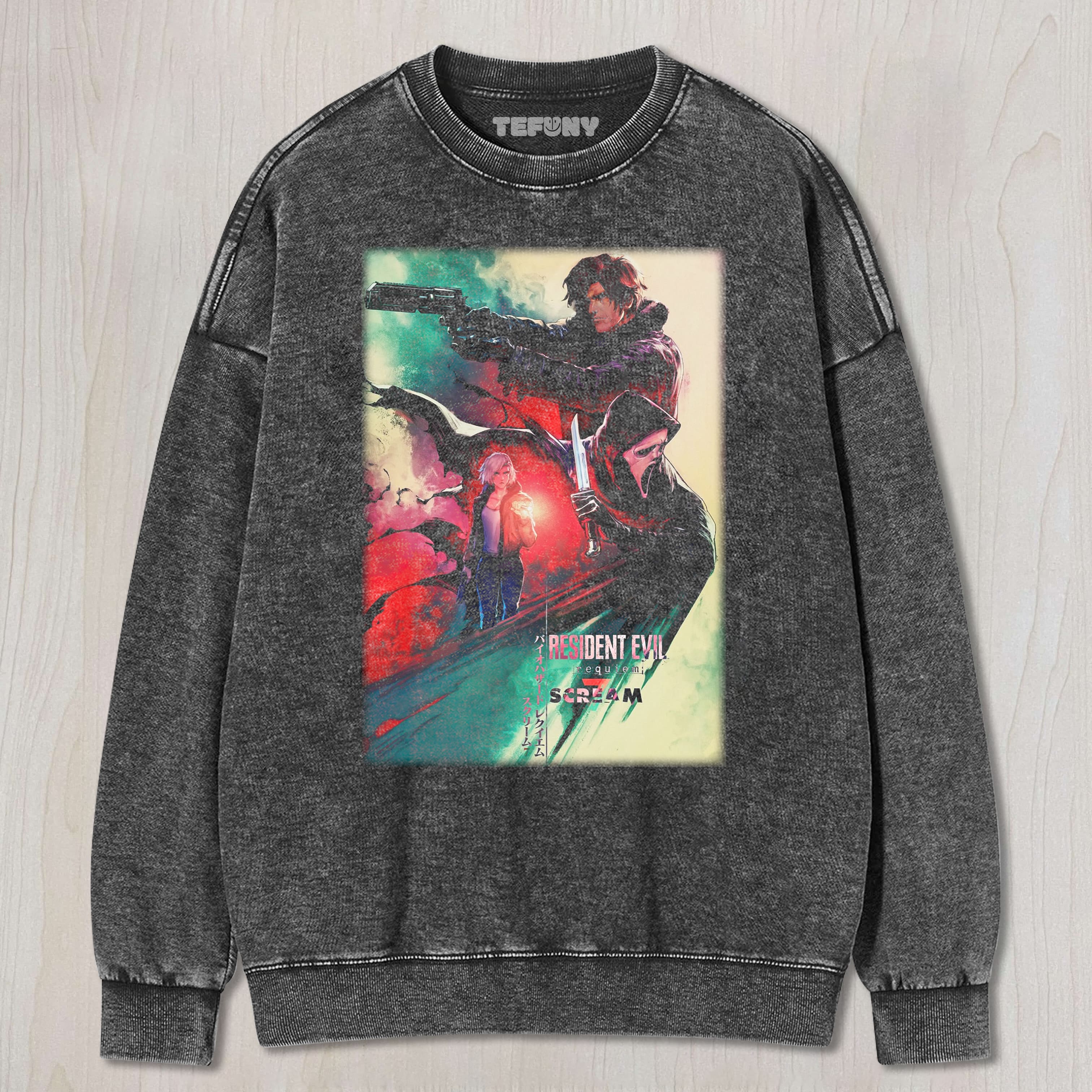 RESIDENT EVIL REQUIEM X SCREAM 7 TEE & SWEAT & HOOD