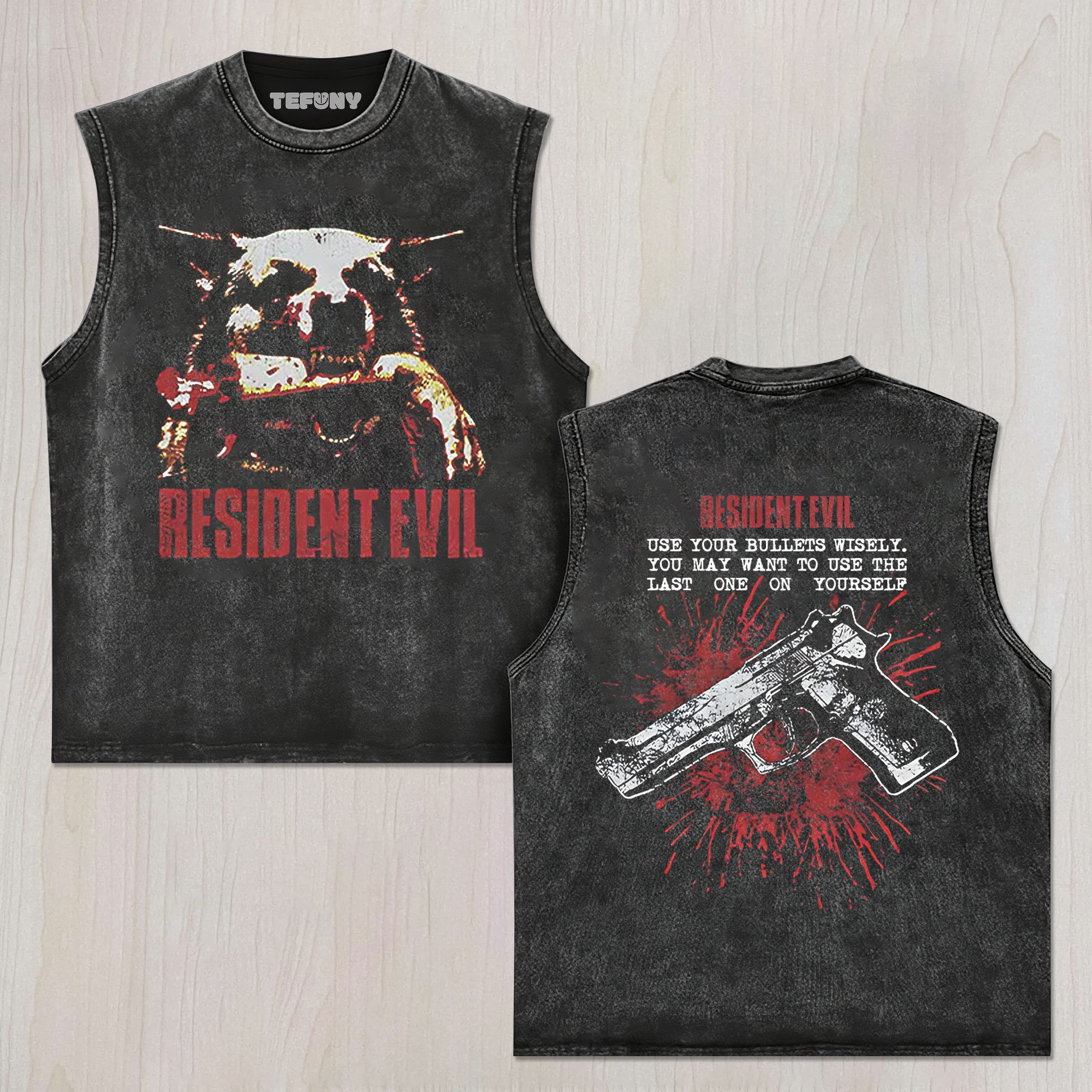 RESIDENT EVIL UNISEX TEE, TANK TOP, LAYERED LS, SWEATSHIRT & HOODIE