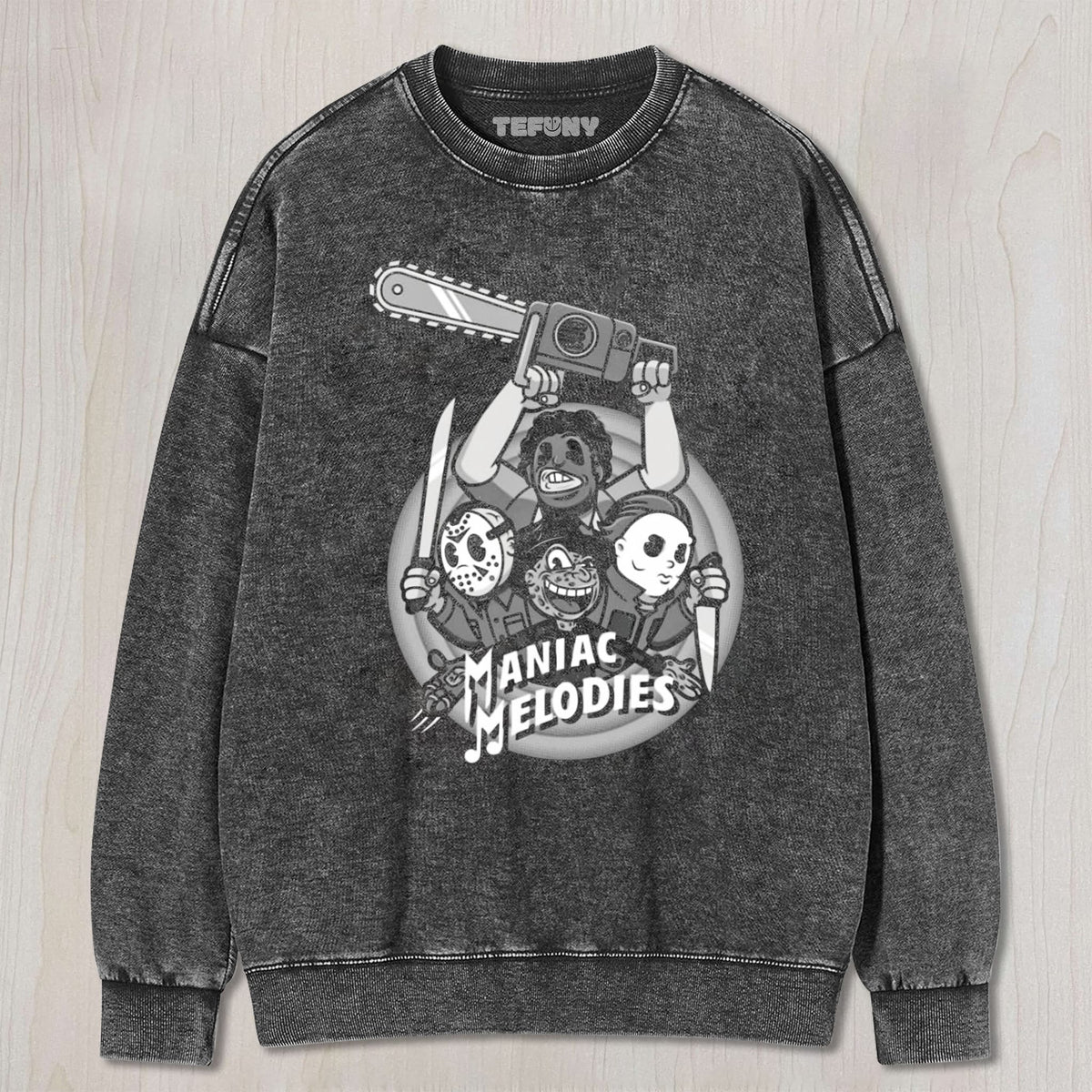 RETRO CARTOON HORROR UNISEX TEE, TANK TOP, LAYERED LS, SWEATSHIRT & HOODIE