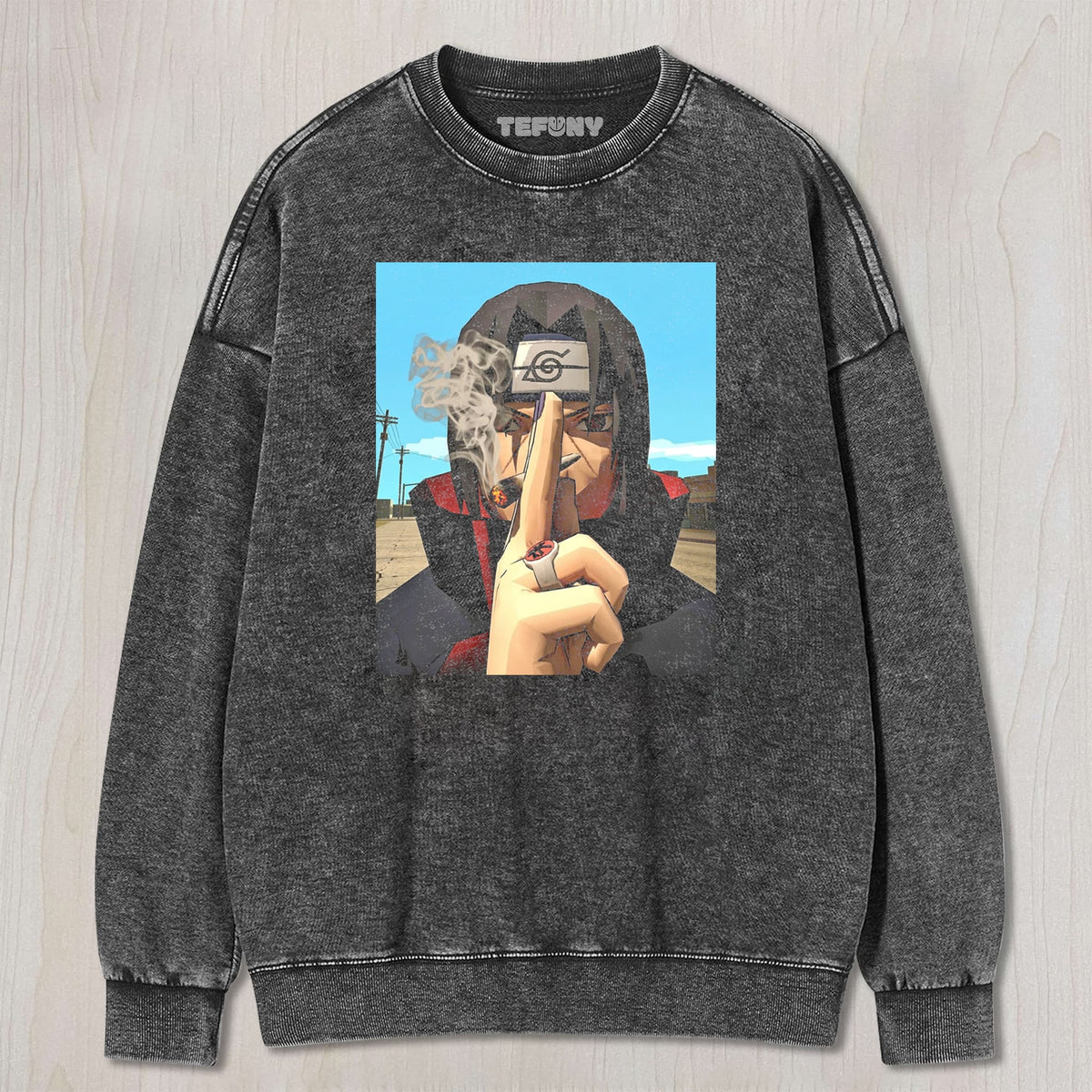 RETRO CARTOON SMOKING V4 UNISEX TEE, TANK TOP, LAYERED LS, SWEATSHIRT & HOODIE