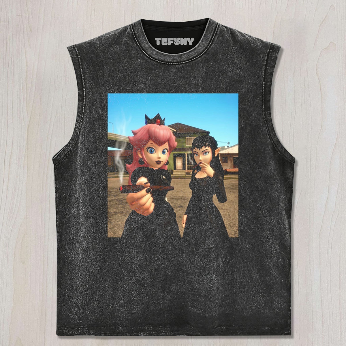 RETRO CARTOON SMOKING V7 UNISEX TEE, TANK TOP, LAYERED LS, SWEATSHIRT & HOODIE